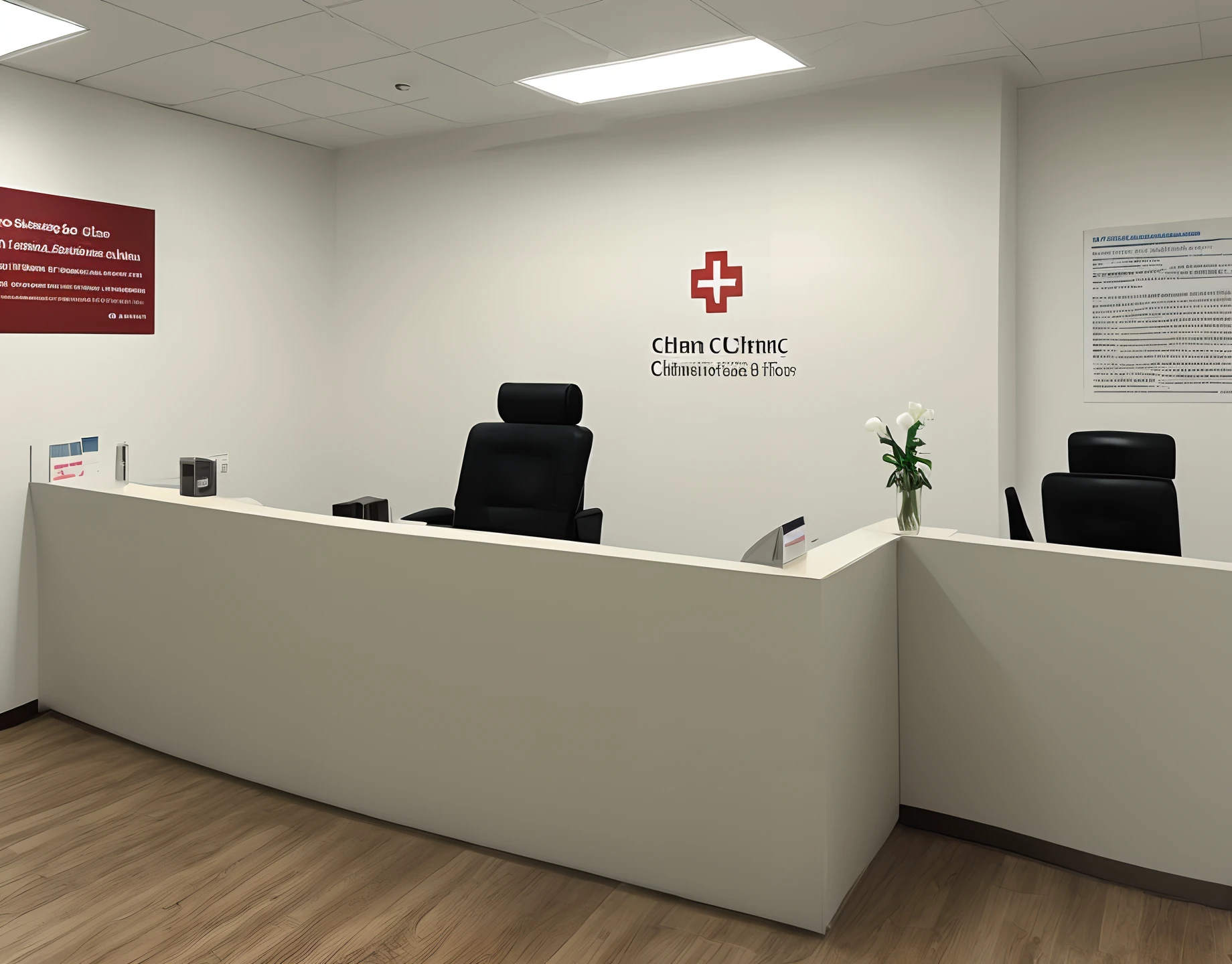 Reception of a clinic