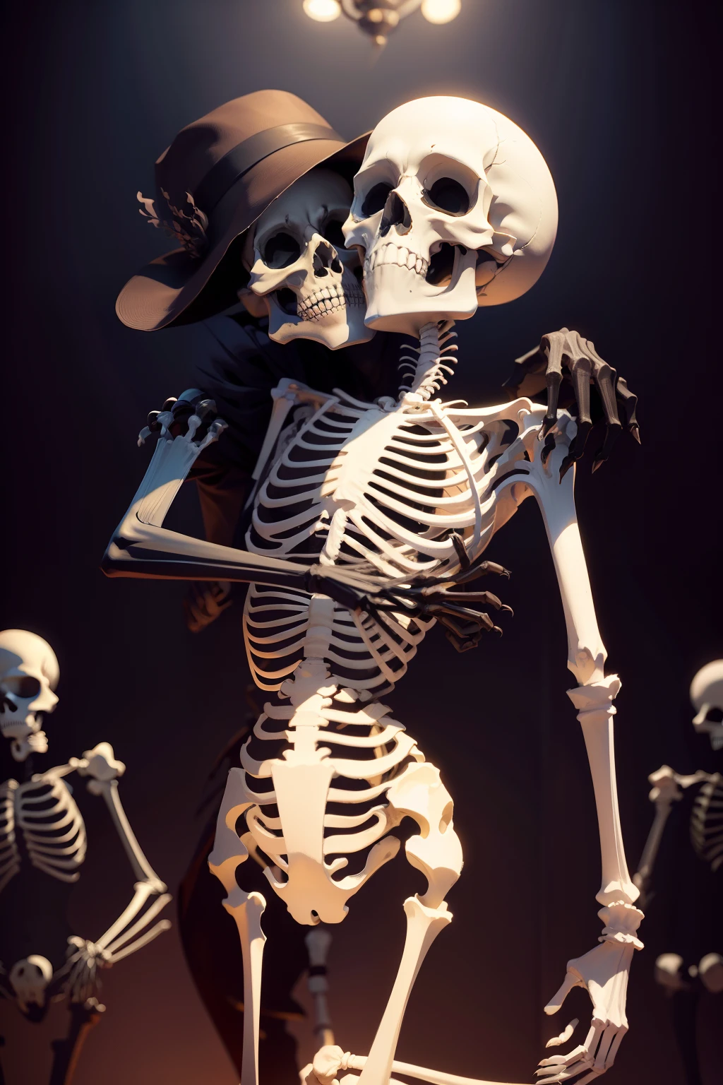 makes Skeletons dancing