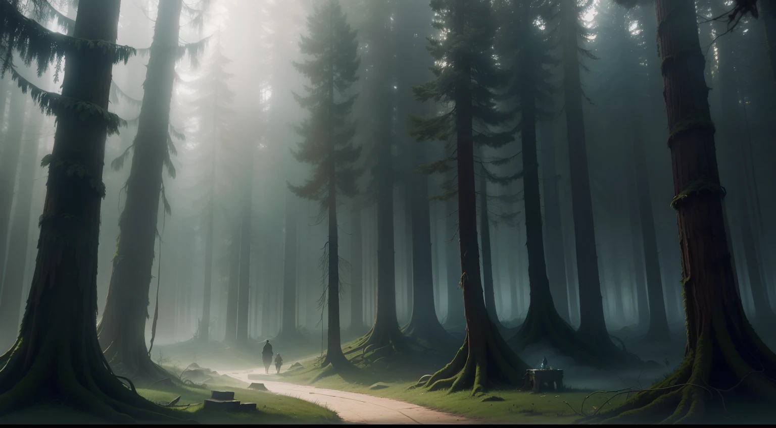 "In the depths of an enigmatic forest, a place known as the 'Labyrinth of Lost Memories' lay hidden. It was a magical location, shrouded in mist and mystery,