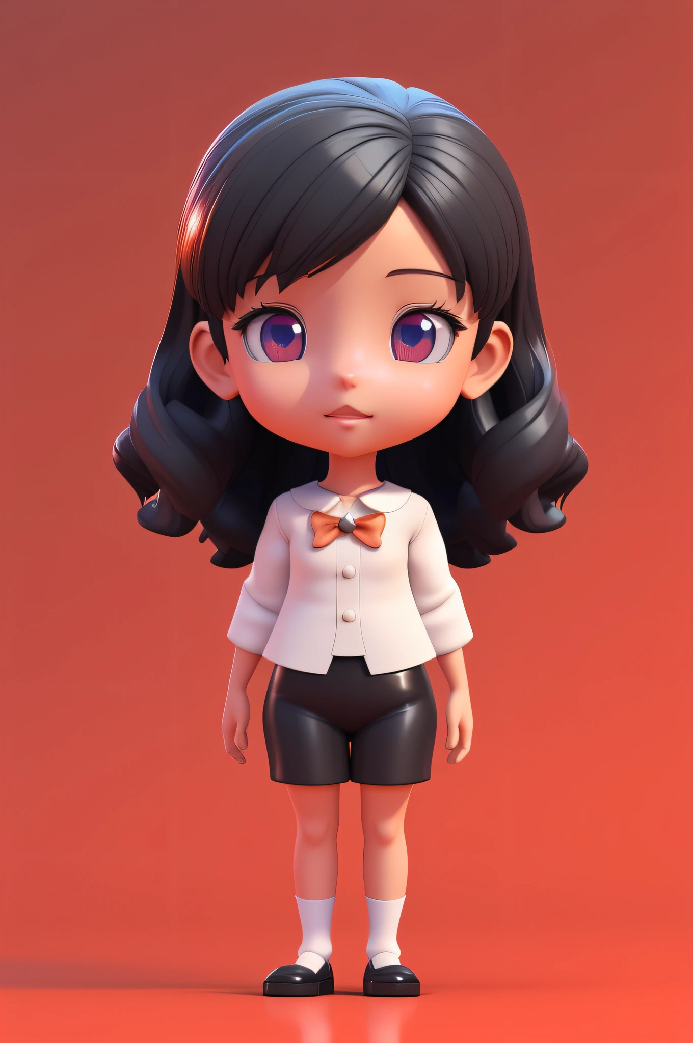 um close up de um personagem de desenho animado com uma gravata borboleta, bonito 3 d render, painting digital adorable, personagem bonito dos desenhos animados, arte digital detalhada bonito, arte digital bonito, render de uma anime 3d bonito, personagem bonito, anime estilo 3d, 3 d render stylized, Pose formal de retrato estilizado, Arte de personagem 3D, anime estilizado, Personagem altamente detalhado