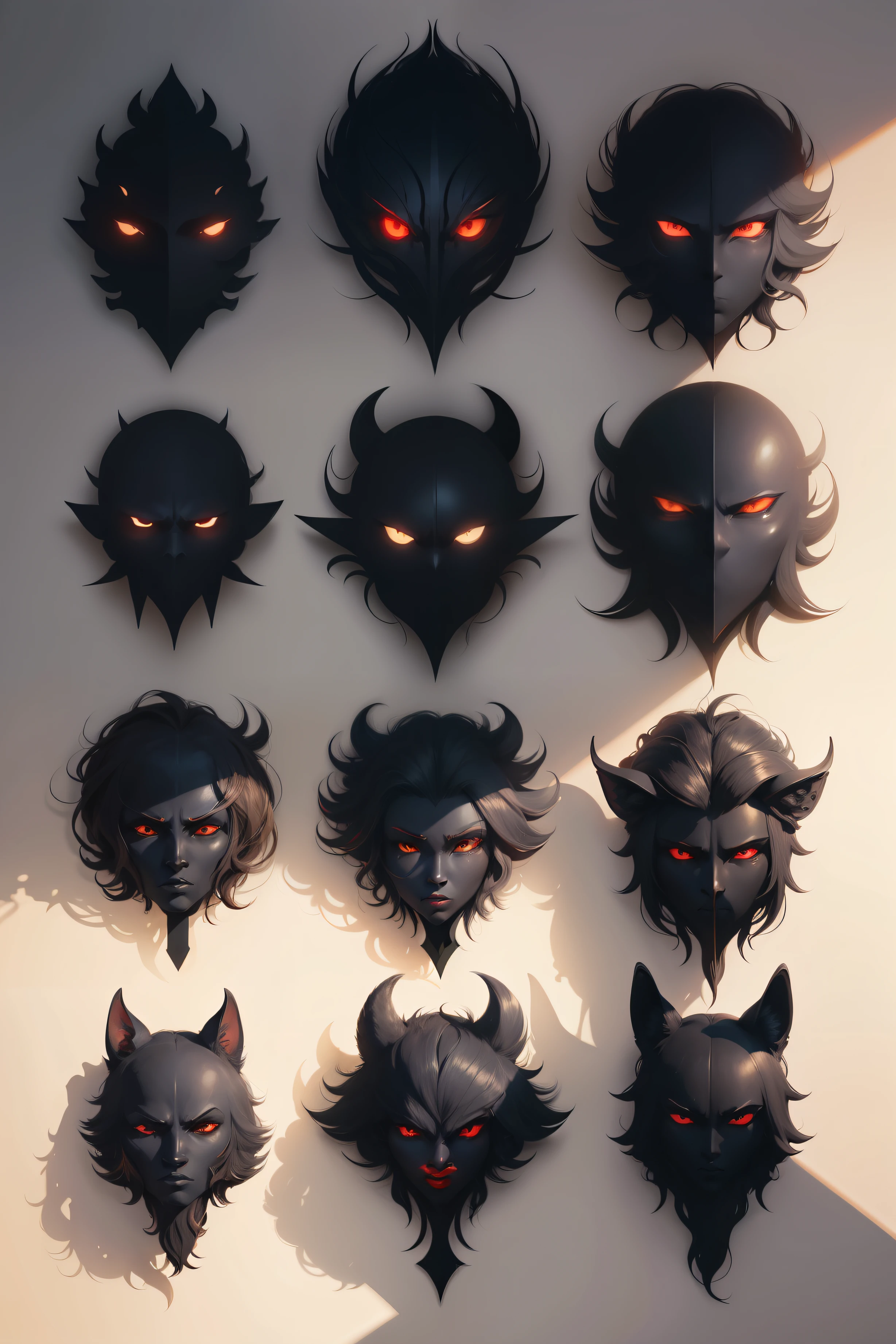 The art of multiple shadow doppelgangers