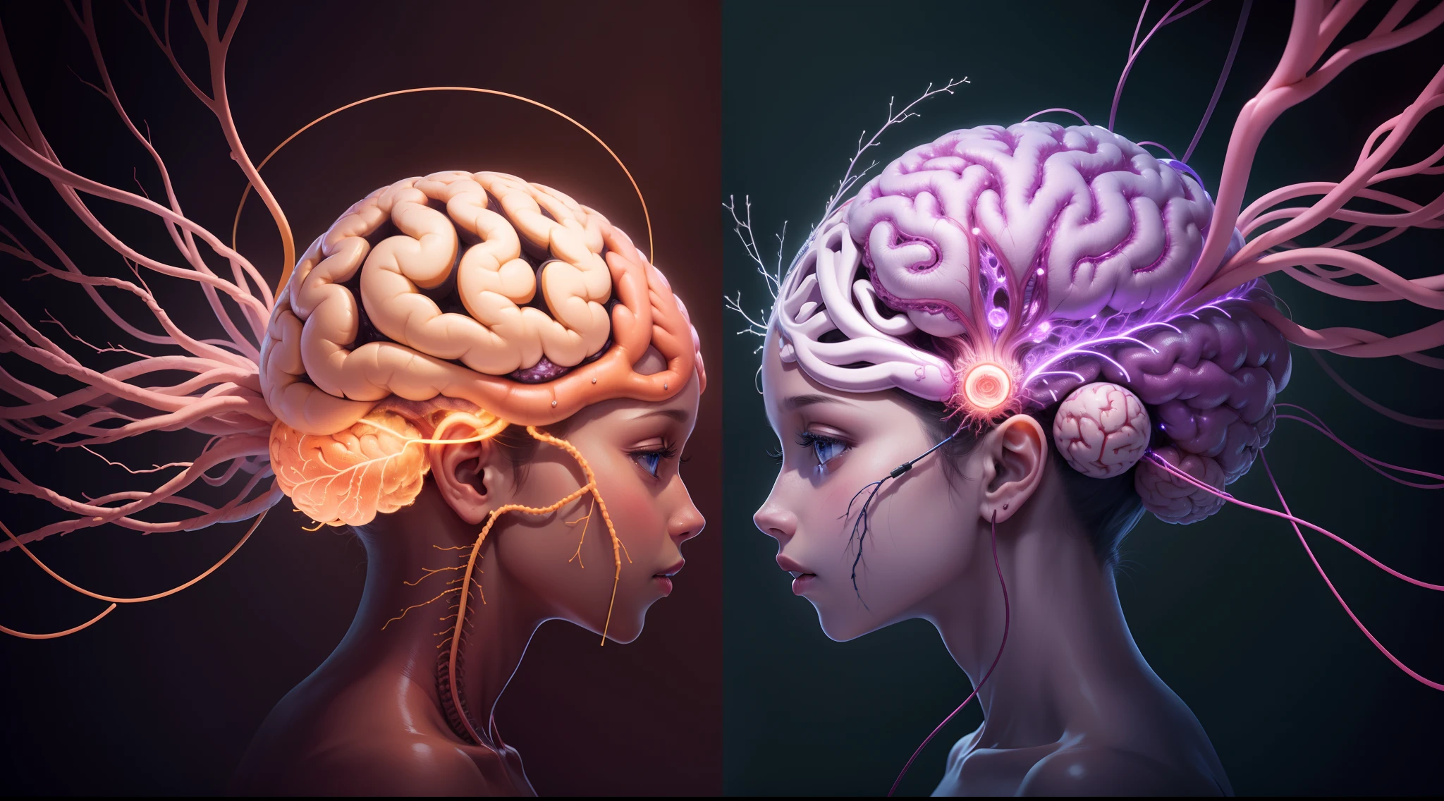 A brain visual with nerves being rewired for new connections
