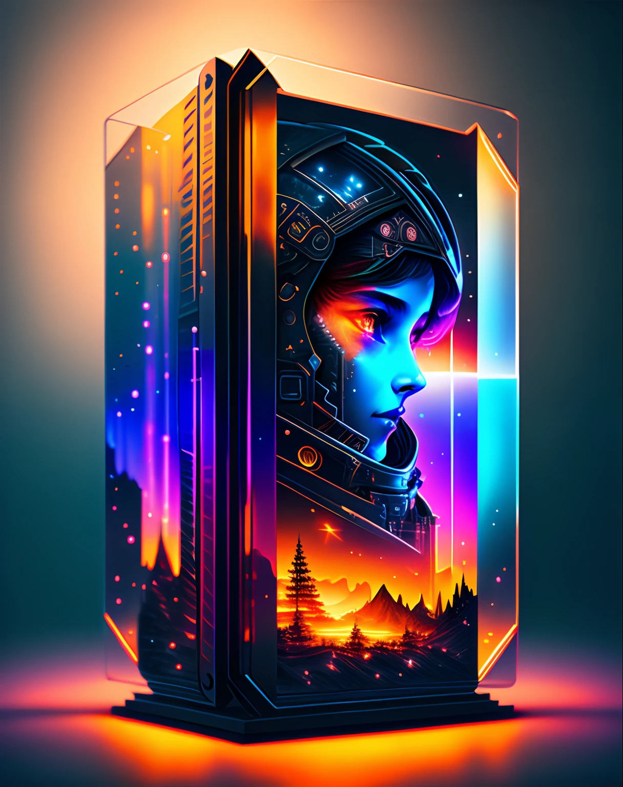 post apocalypse world layered transparency of human head inside with buterflyes only in the brain hybrid, beautiful detailed intricate insanely detailed octane render trending on artstation, 8 k artistic photography, photorealistic, centered, symmetry, painted, intricate, volumetric lighting, beautiful, rich deep colors masterpiece, sharp focus, ultra detailed, in the style of dan mumford and marc simonetti, astrophotography 35mm a4, neon ambiance, abstract black oil, gear mecha, detailed acrylic, grunge, intricate complexity, rendered in unreal engine, photorealistic