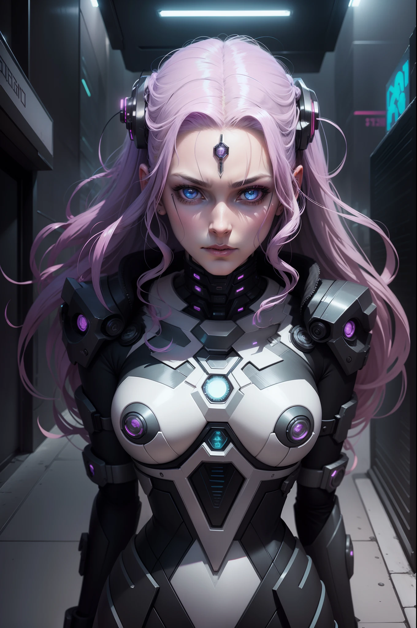 metropolis cybernetic cyberpunk snowcrash neuromancer soft pastel colors, wizarth, imagevectorism, portrait, Gothic Art by Kenny Schink, Softcore watercolor DEMONIC Messiah MEDUSA statue ARTFULL colors Instagram trending ARTstation beautiful symmetric symmetry horrifically brutal