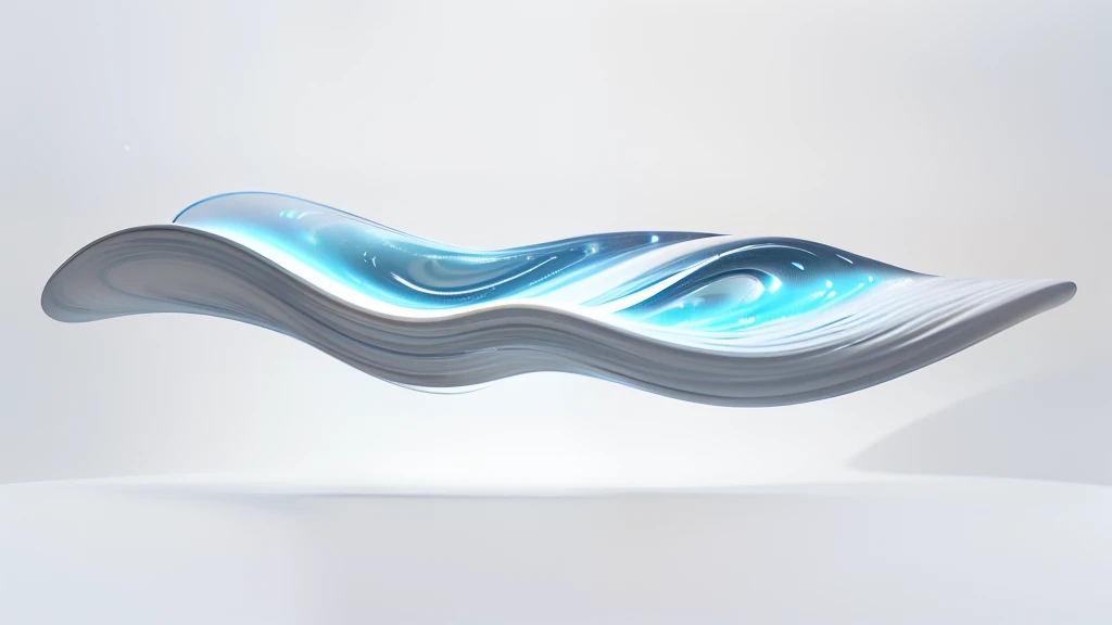((atmospurate、curves、Light effect:1.2、coacervation、4K、Complicated details、HighestQuali),(Lots of white space、Artistically、对称:1.1、lightbelt、light dots、soft、Silky、swirles、galactic)HighestQuali，tmasterpiece，deep colour，blue colors，Simple，c4d渲染，Ultra-realistic light and shadow， Flickr, computer art, interacte smooth flowing lines, Flowing lines, smooth vector lines, abstract design. Blue, energy waves, particle waves, energy waves,