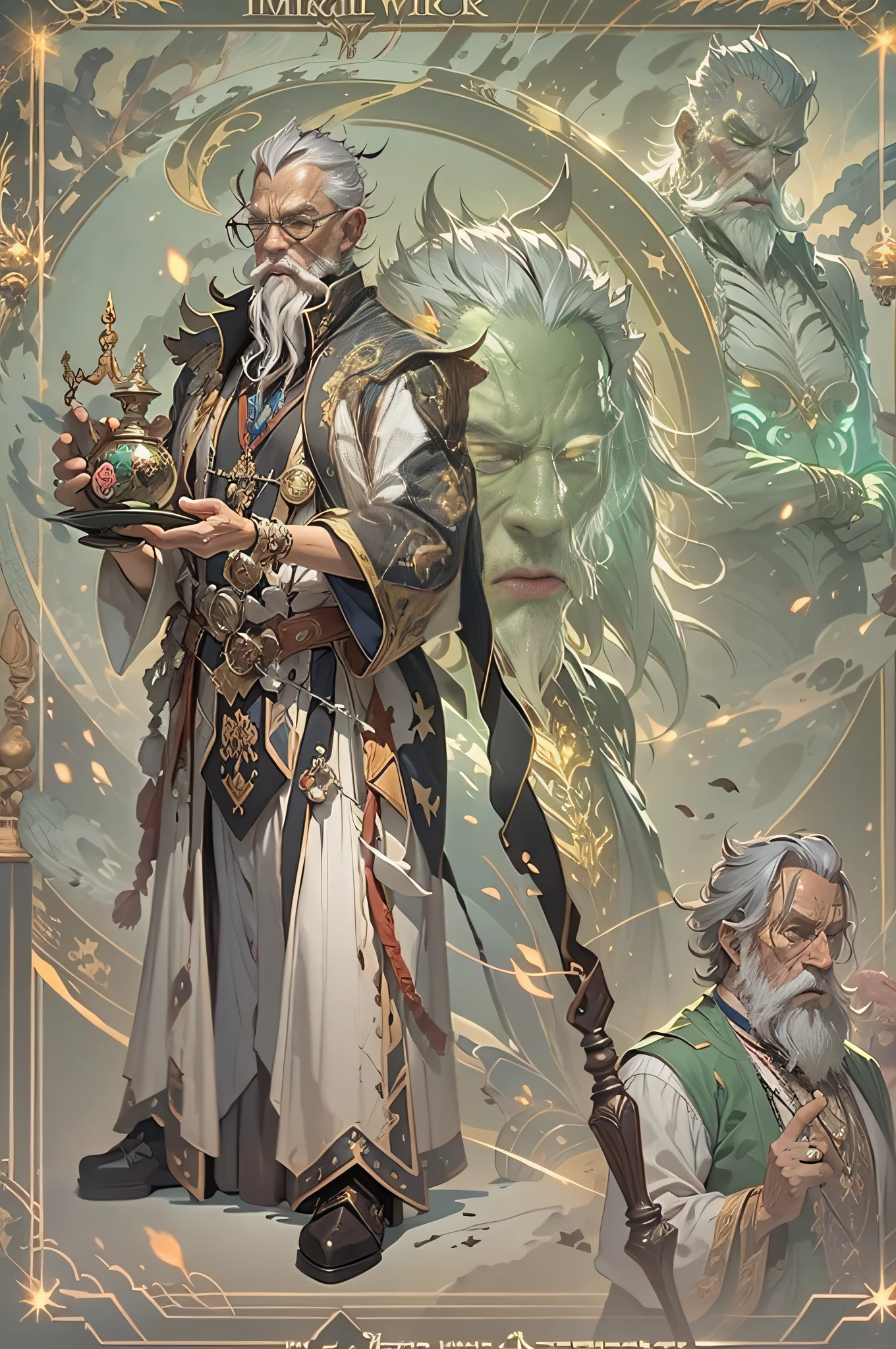 Immortal Warlock，a old man