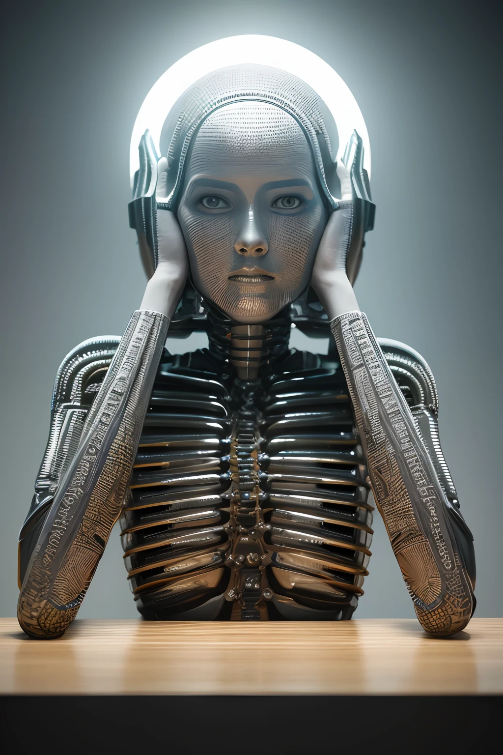 android arm, Arm Stretched, beautiful hands,Ultra-detailed complex 3D rendering of a gorgeous porcelain arm, android arm, ciborgue, robotic parts, 150mm, Beautiful soft studio light, Anel luminoso, detalhes vibrantes, cyberpunk luxuoso, renda, hiper-realista, electric cables, microchip , elegante, fundo preto, octane rendering, Estilo HR Giger, 8k, melhor qualidade, obra-prima, illustration, extremamente delicado, extremamente detalhado, CG, unidade, papel de parede, (realista, fotorrealista: 1,37), Awesome, finamente detalhe, obra-prima, melhor qualidade, Arte Oficial, papel de parede 8k de unidade CG extremamente detalhado, Absurdo, incrivelmente Absurdo,