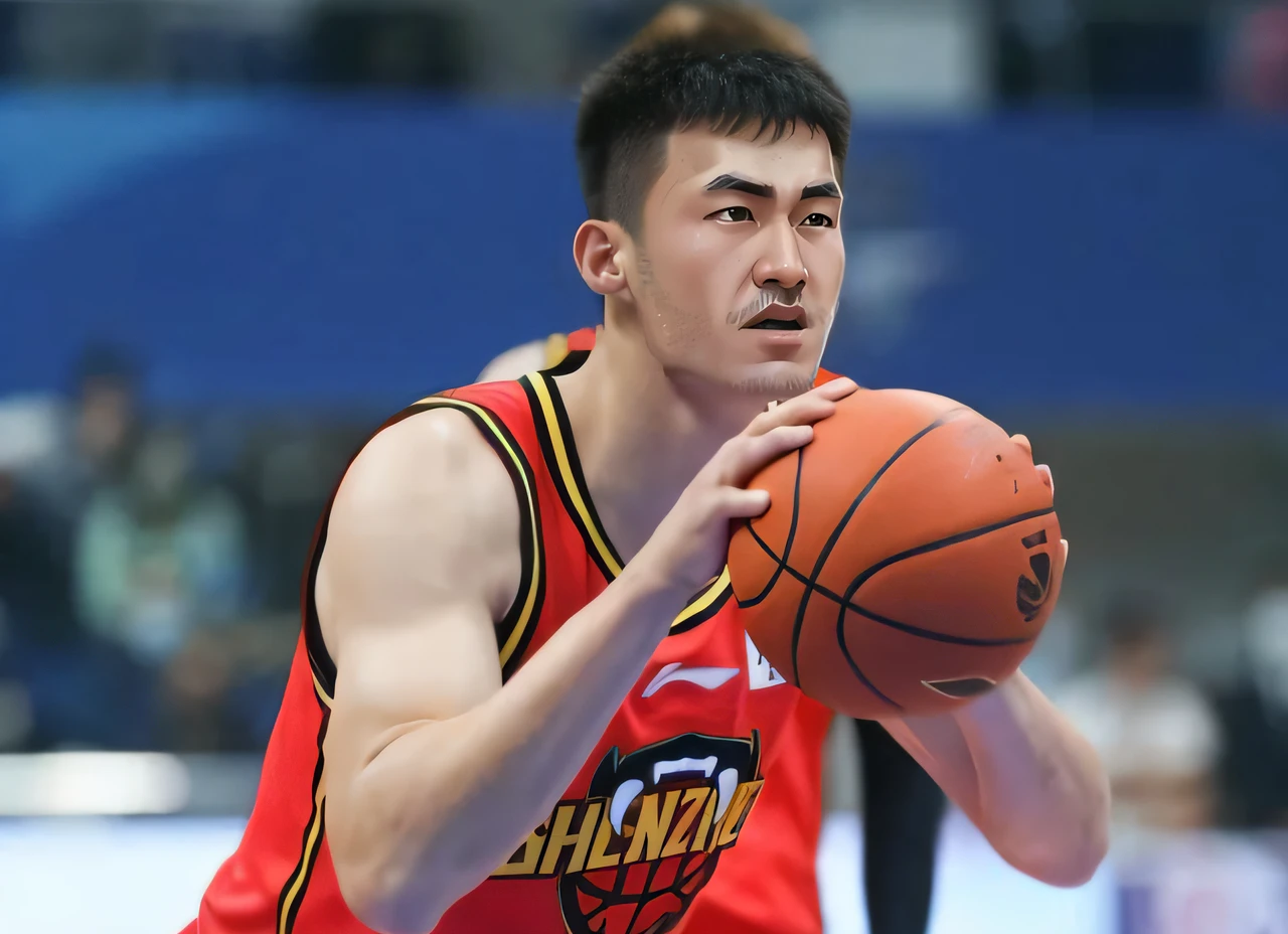 Fine faces,Zhou Peng's face,Linear illustration,Cartoon comics,Black stroke,Slam Dunk