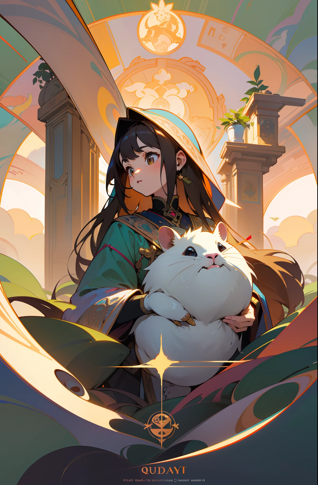 Hyper-detailing,A high resolution,guinea pig,best qualtiy,astounding,top Quority,2D,pixilated,guinea pig, No Man,The light environment is not considered,Color,Two-dimensional game art style,Mucha,Flat art style,pix,2-dimensional