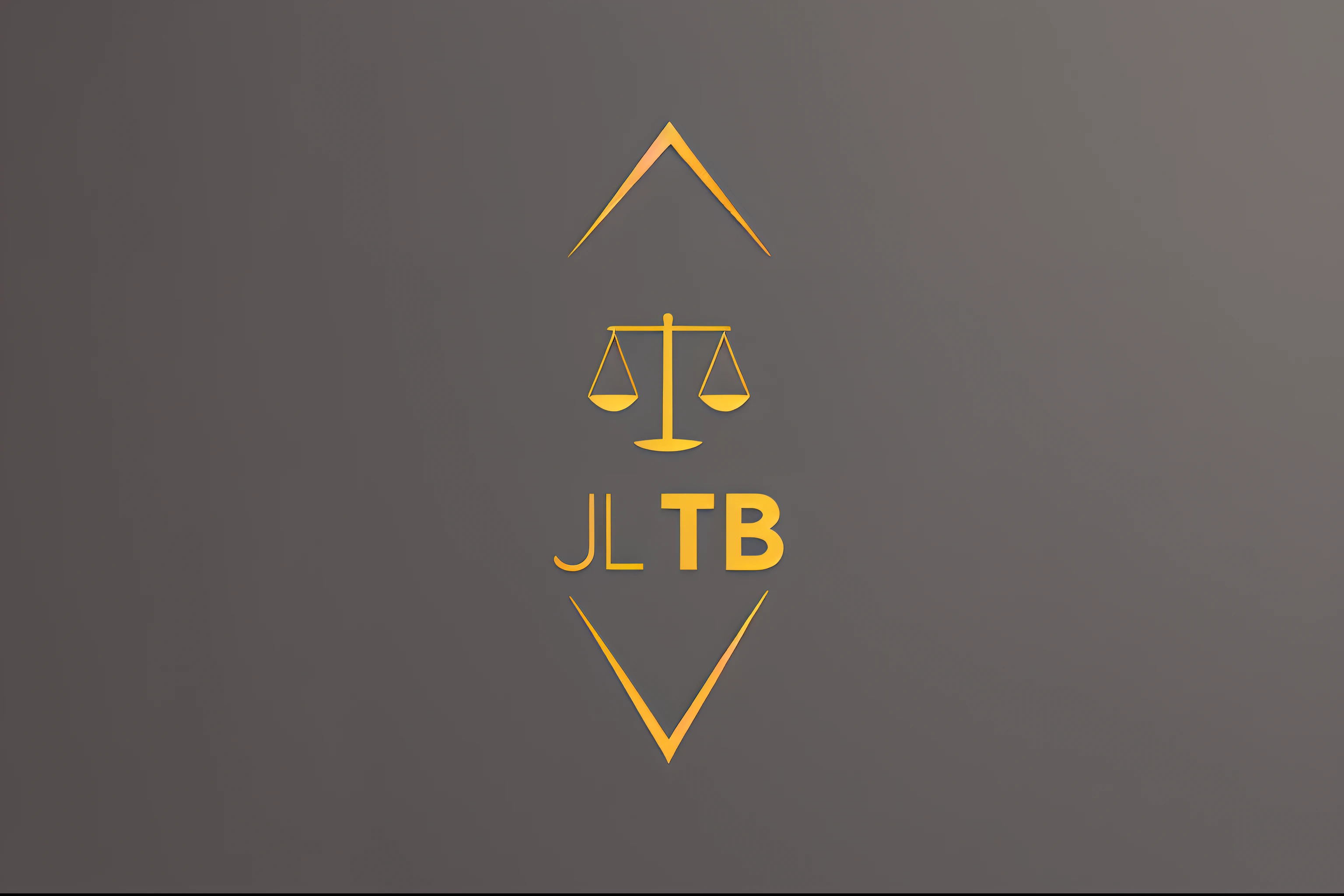 a closeup of a logotype with a scale and a golden color, libra symbol, Logobusiness type, advogado, barra de fundo, Simple logotype, header with logotype, Type logo for law firm, Juíza Judy, logo concept designtype, design by Logotipo, Minimalist logotypetype, logo arttype, Logo, Logo, Fanart, Rounded logotype, design by Logotipo, Libra, Logotipo Corporativo.