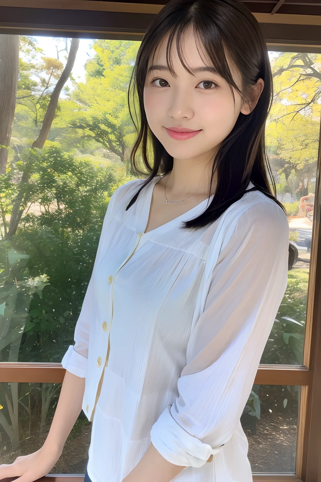 ((top-quality、8K、masterpiece:1.3))、chiho, Ayaka, narumi kakinouchi, harumi, shikamimi, Chiho Ashima, nishimiya shouko, Yuka Kazami, Aoi Ogata, 奈良美智, tsutomo nihie, Shiori Teshirogi、Realistic young sensual idol、Japan Person Model、Realistic young cute idol、Realistic young small idol、Sophisticated idol、A smile