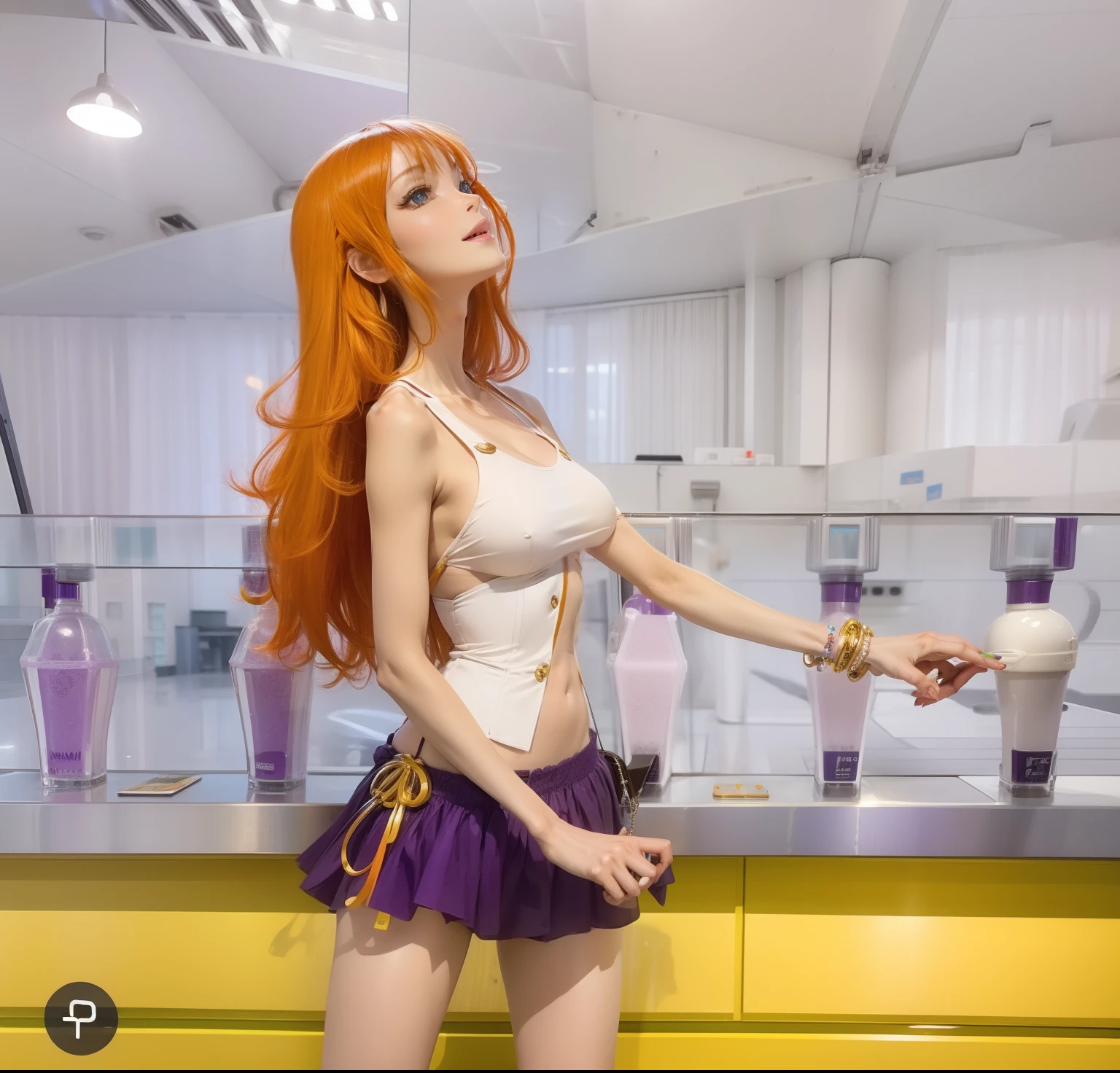 Nami, sexy, cute, beauty, purpple