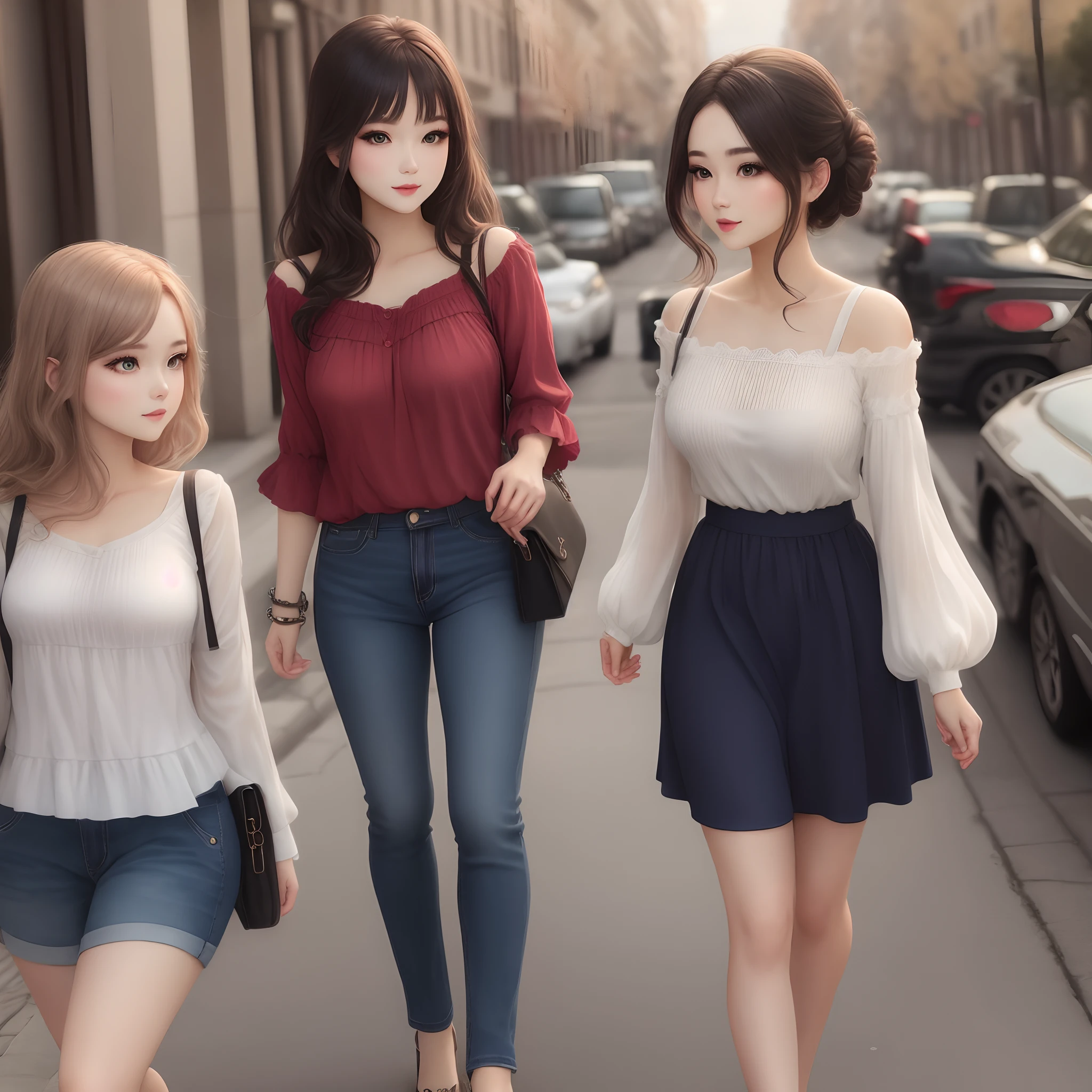 Adult casual outfit beauty