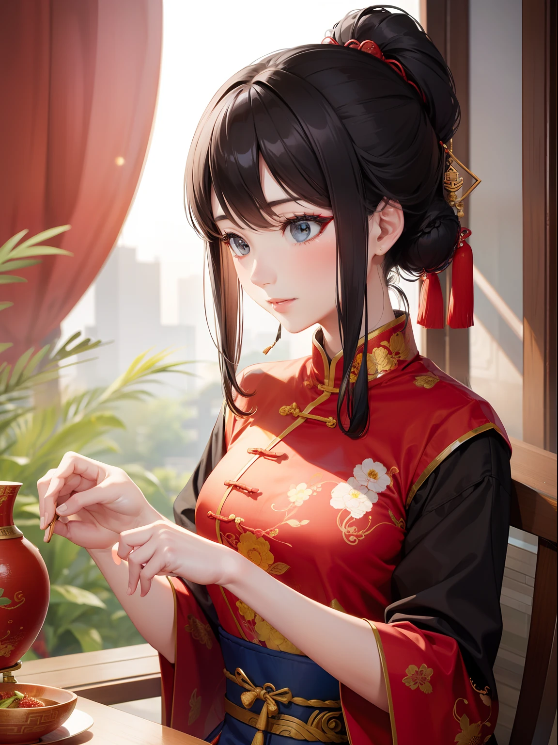 woman, China, ancient, traditional