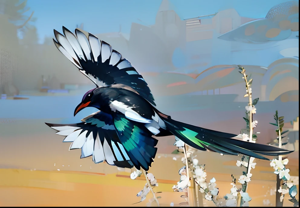 magpie。Movie lighting,exquisitedetails