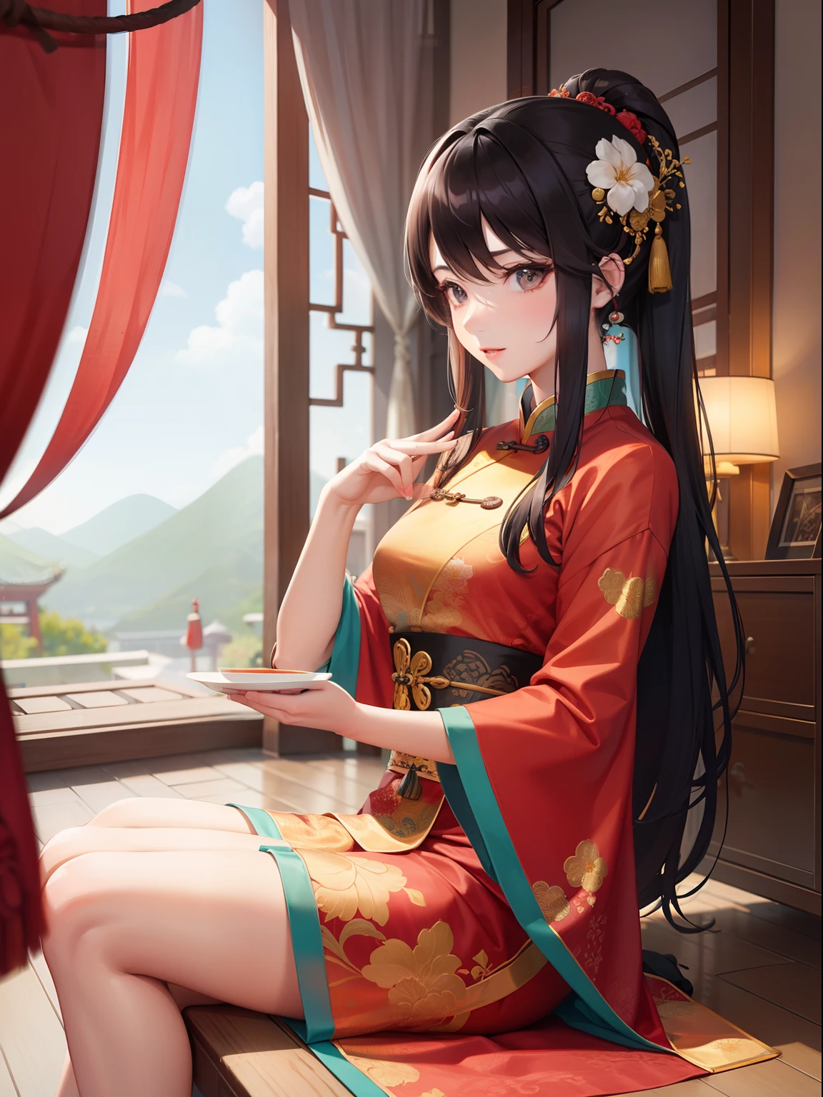 woman, China, ancient, traditional