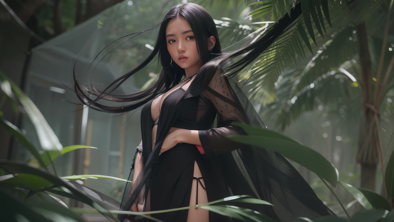 1girl, Bennedeta, black hair, ultra detail, 70mm lens