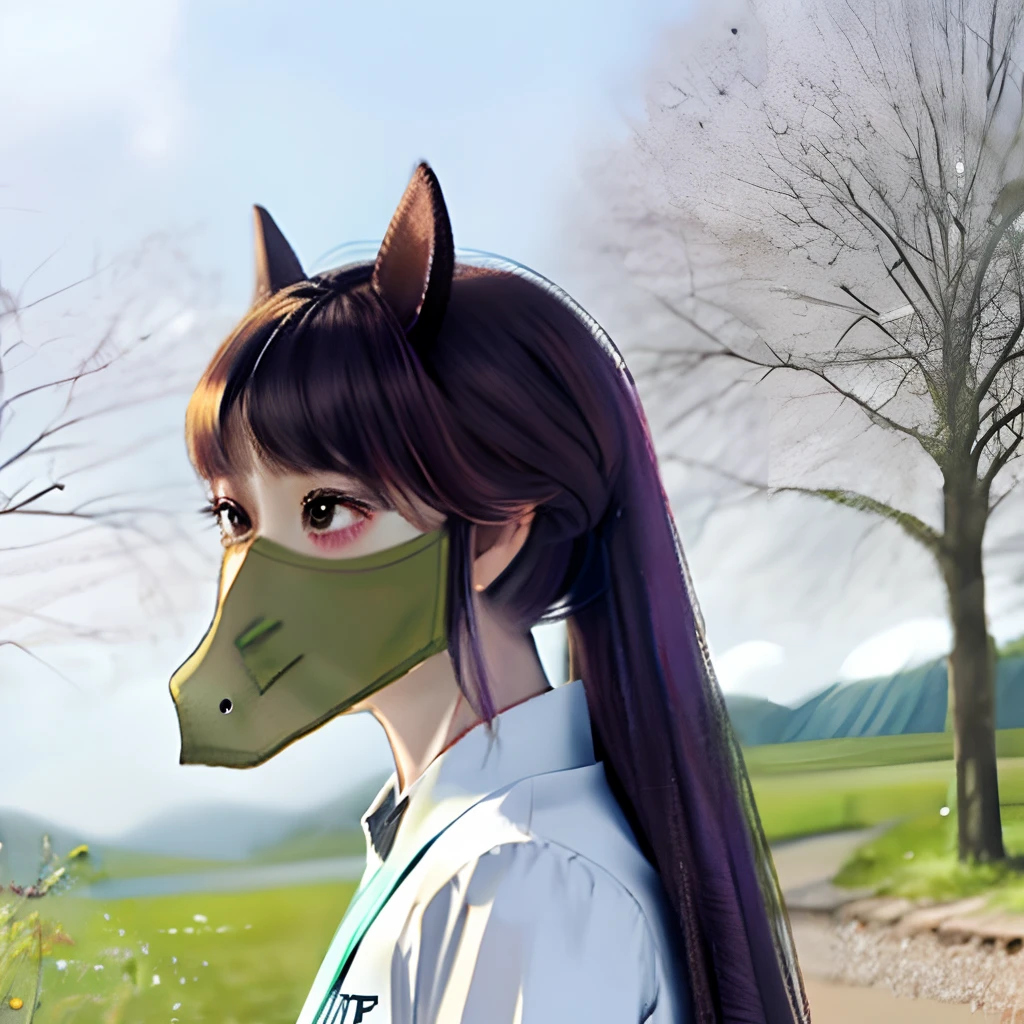 dual horsetail,校服,Girly
