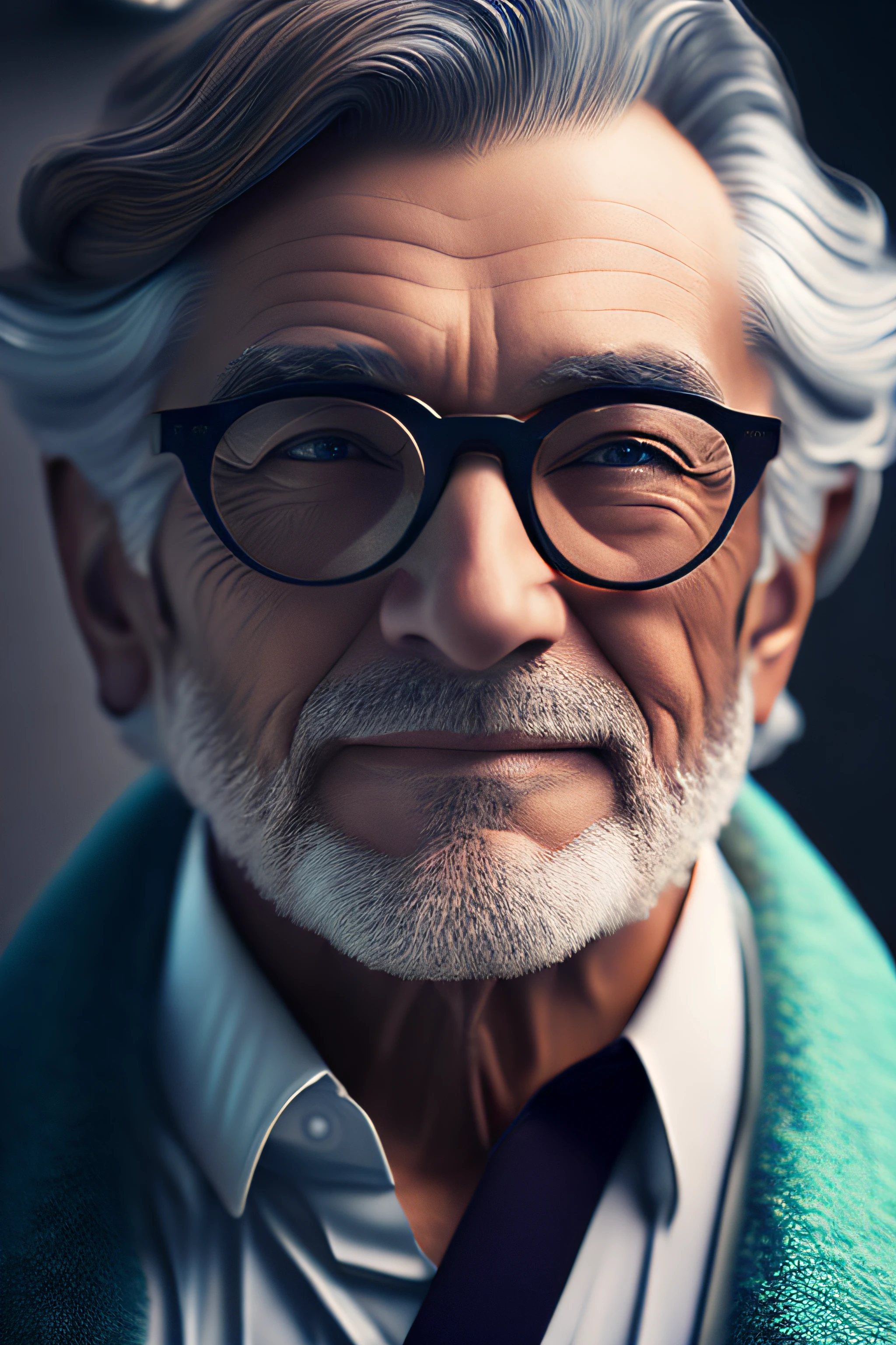 (retrato corpo inteiro. standingn, Middle-aged fashionista man from the 1950s with intricate modern and colorful polarized glasses), flufly cabelo clorful, smily expression, (fotografia digital extremamente detalhada: 1.2), Standing in the middle of the city, (((corpo inteiro))), imagem crua, analogical, Hasselblad, 50asa, f8, 12 millimeters, efeitos de brilho, Raios de Deus, Hand drawn, prestar, 8k, octan render, Cinema 4D, liquidificador, Escuro, atmospheric 4k ultra detailed, cinematic sensual, foco nítido, humorous illustration, grande profundidade de campo, obra-prima, cores, 3d octane render, 4k, arte conceitual, trending in the artstation, hiper realista, cores vivas, Anel luminoso, extremamente detalhado CG unidade de papel de parede 8k, trending in artstation, trend in CGSociety, estilo Pop Art por Yayoi Kusama, intrincado, alto detalhe, Dramatic , energia pura, light particles, scientific fiction