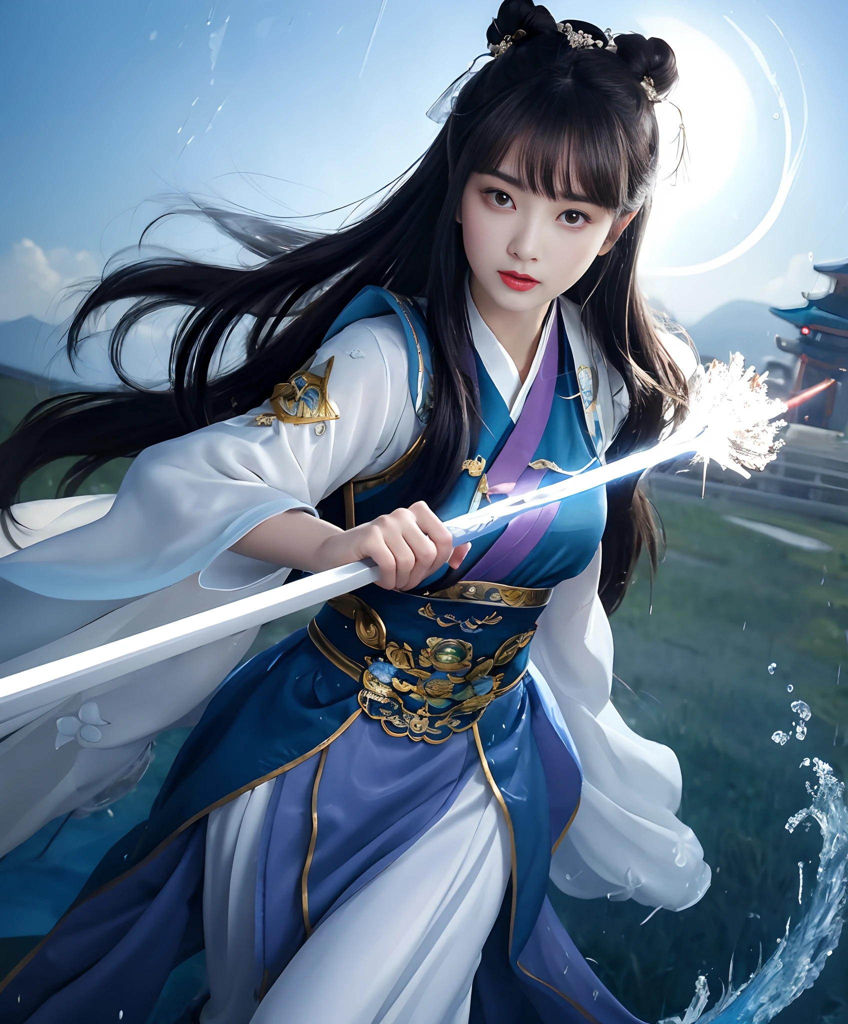 ((Best Quality, 8K, Masterpiece:1.3)), Focus:1.2, Perfect Body Beauty:1.4, Buttocks:1.2, ((Layered Haircut, Breasts:1.2)), (Wet Clothes:1.1) , (Rain, Street:1.3), (Loose Crop Top :1.5), (Loose Top with Highly Detailed Face and Skin Texture, Fine Eyes, Double Eyelids, Whitening Skin, Long Hair, (Shut Up: 1.3)