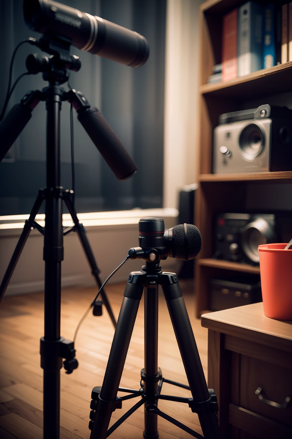 Microphone for tripod