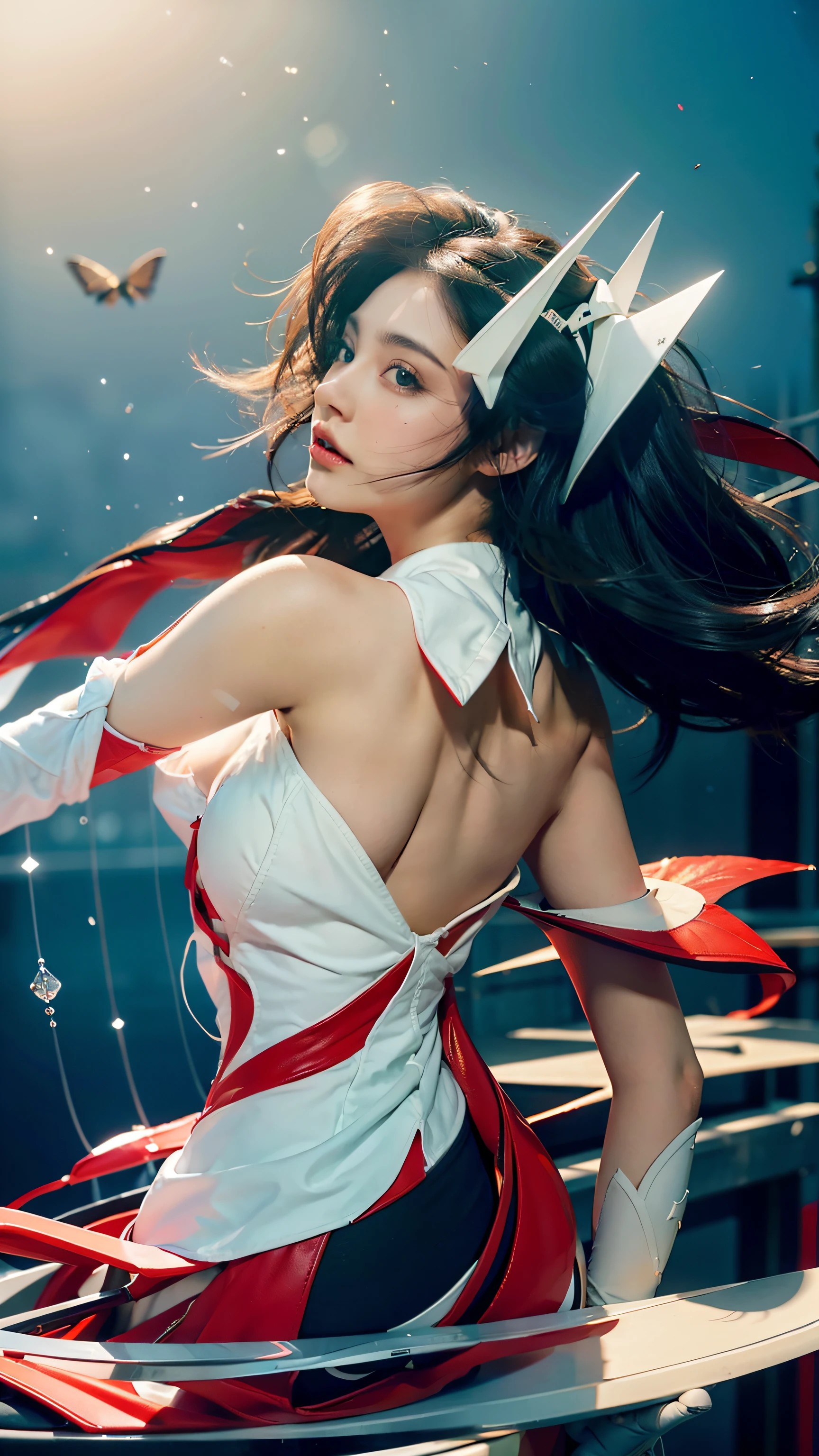 Beautiful girl , side boobs , ultra high detail, ultra-high resolution , sharp detail, hyper realistic,sharp focus, perfect detail anatomy, perfect detail face , perfect detail , eyes , octane rendering , 8k , masterpiece , best quality