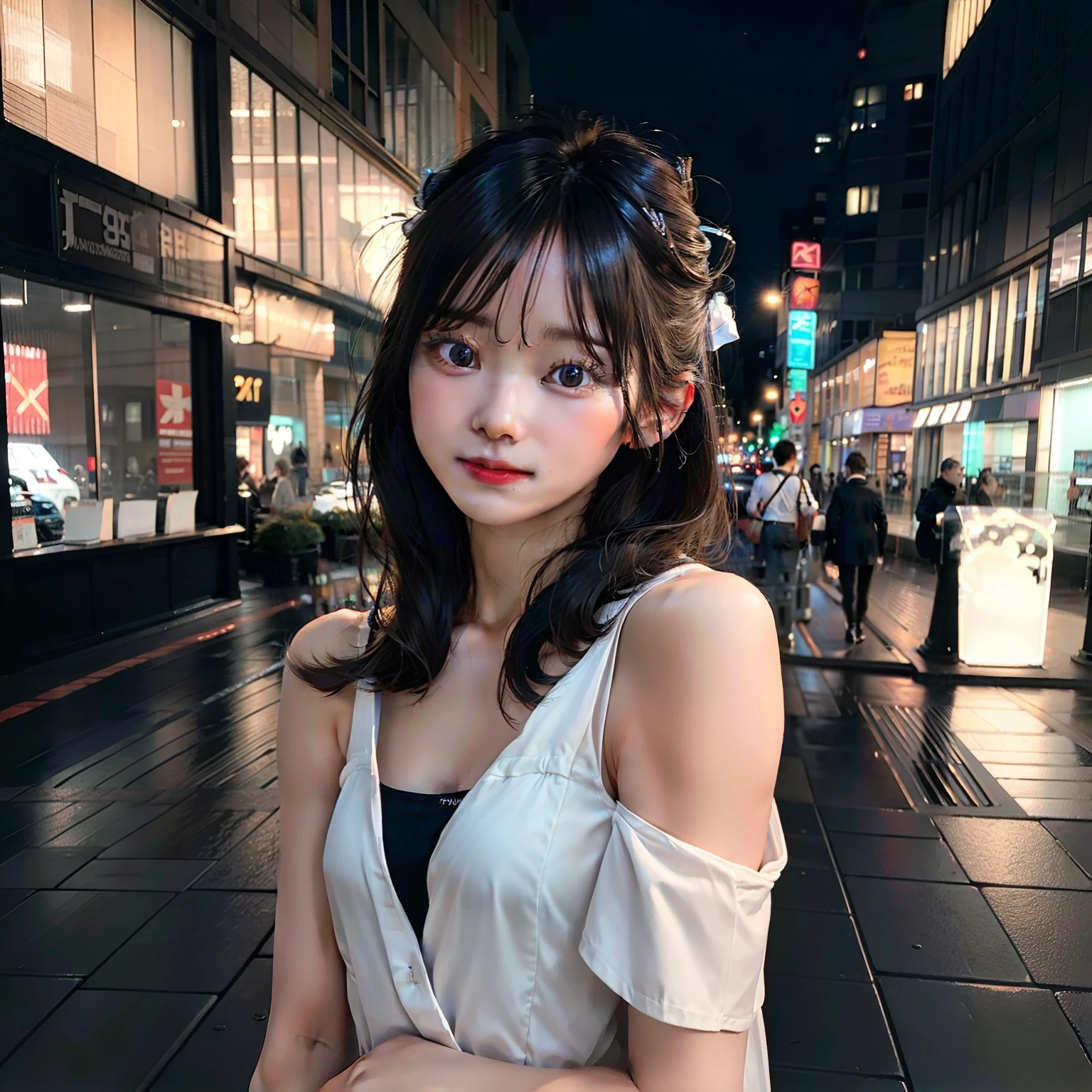 RAW photo, Photos of 25 years.oh oh oh,naked man, Night, the city street, (highdetailskin:1.2), 8K UHD, Digital SLR, Soft lighting, High quality, filmgrain, Fujifilm XT3