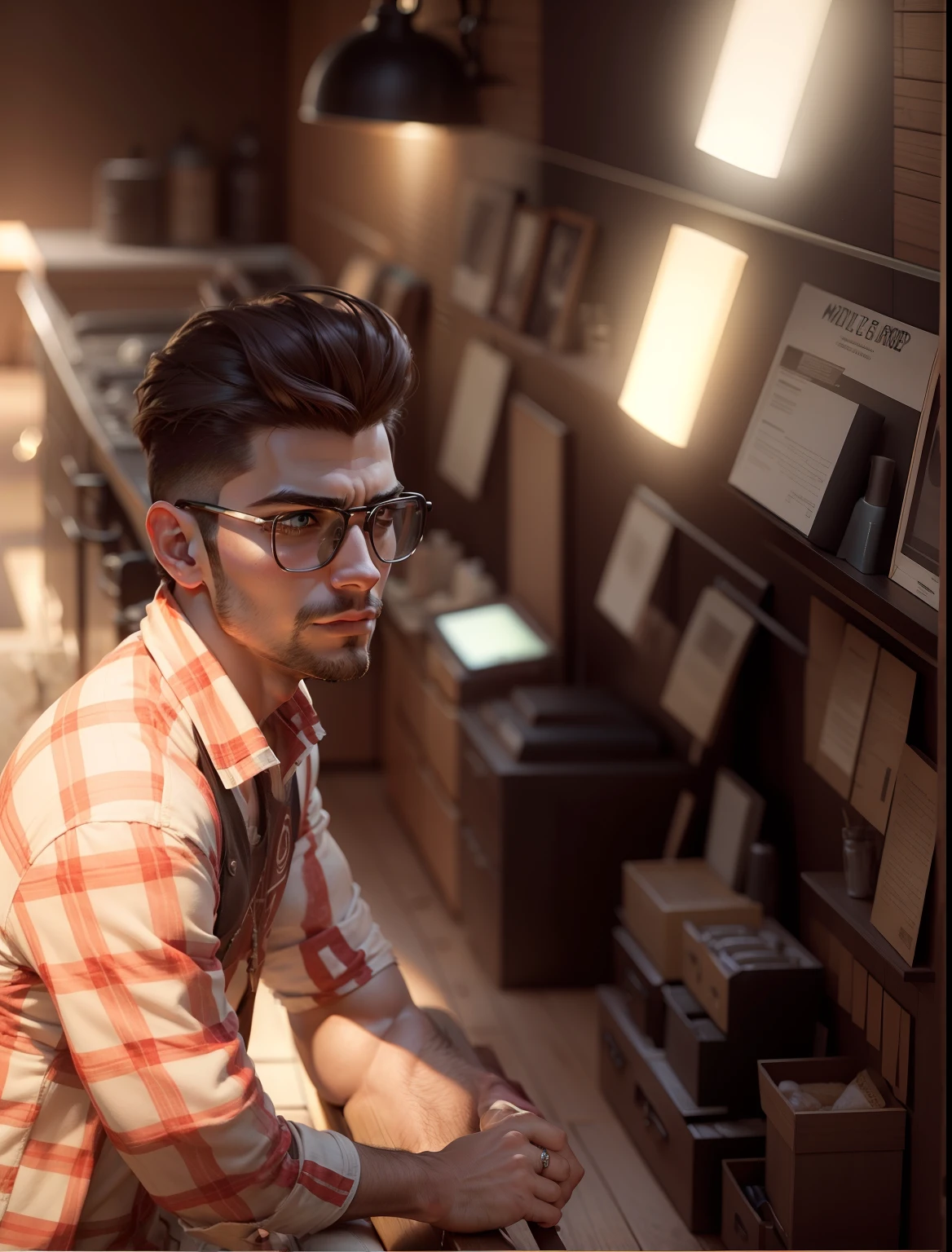 Nice hairstyle with muscular arm and keep the face same do not change the face HD pic