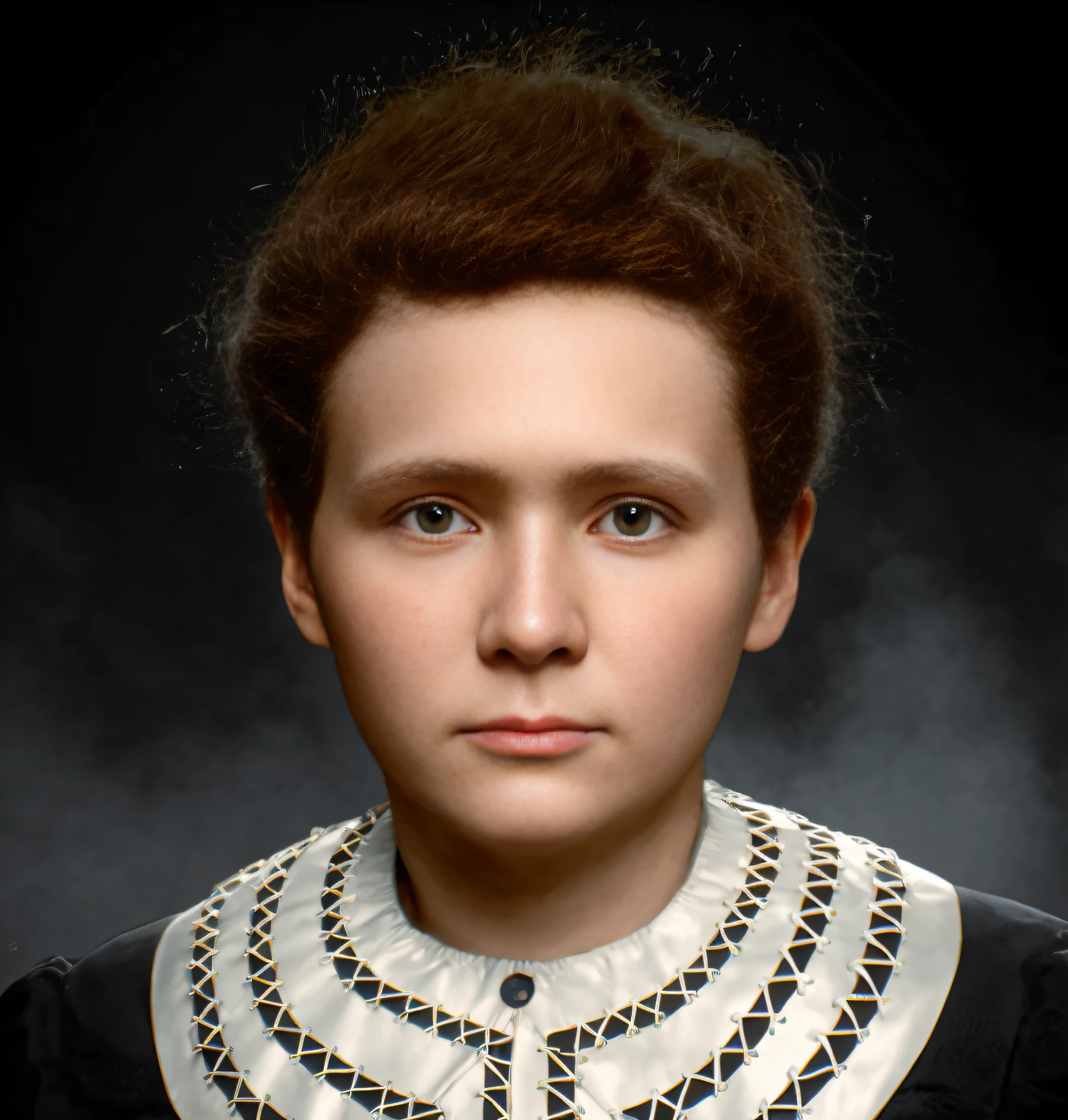 (detailed and realistic portrait of a girl with a clean face), (round eyes and long flutters hair shot outside),staring at camera,magical photography, dramatic lighting, photo realism, ultra-detailed,
intimate portrait composition, (centered image composition),(close up shot:1.6),best quality,f/1. 8, 85mm,
(28years asian woman), black_hair,(black_eyes:1.2),(bangs),makeup,white_dress,
(hazy blue_sky_background)