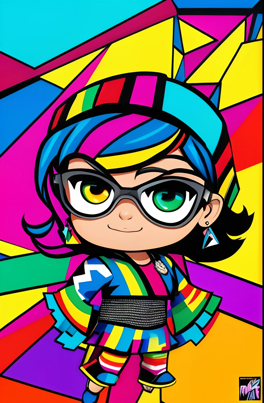 (TINA TURNNER), Eduardo Kobra ,Romero Brito,The Filling Twins ,multidimensional geometric wall PORTRAIT, arte, Chibi,
Yang08k, lindo, Colouring,
Primary works, qualidade superior, melhor qualidade, Arte Oficial, Beautiful and Aesthetic,