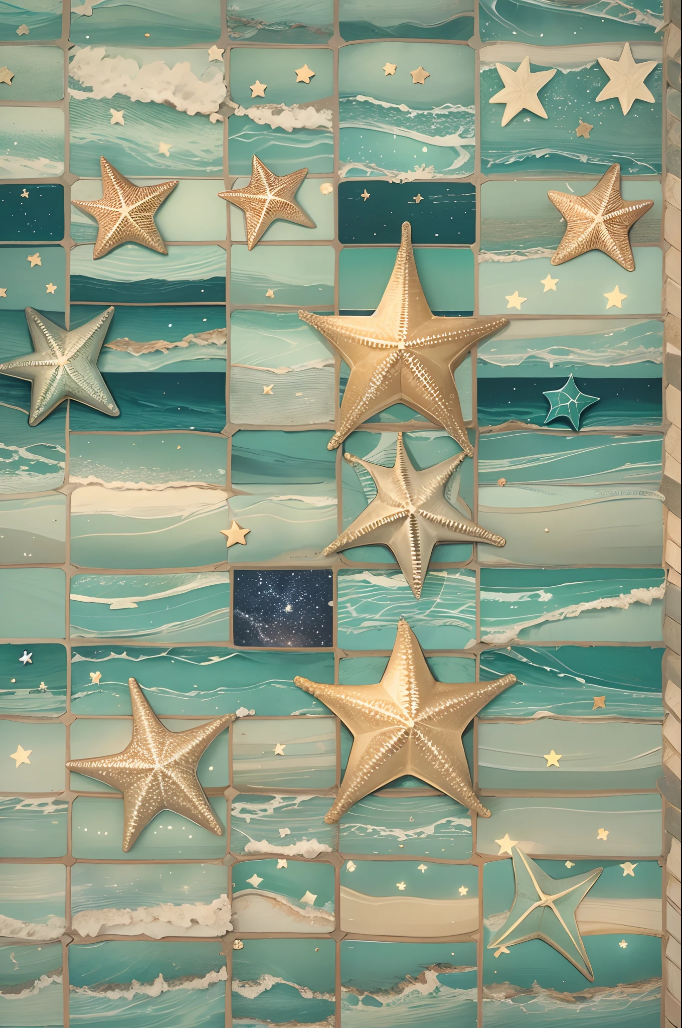 stars,the ocean,stars,UHR,Sateen