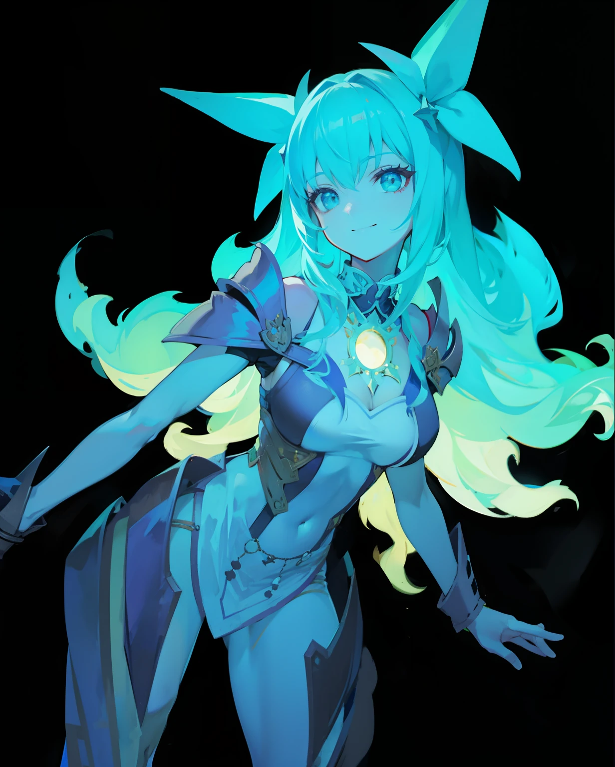 Smiling maiden