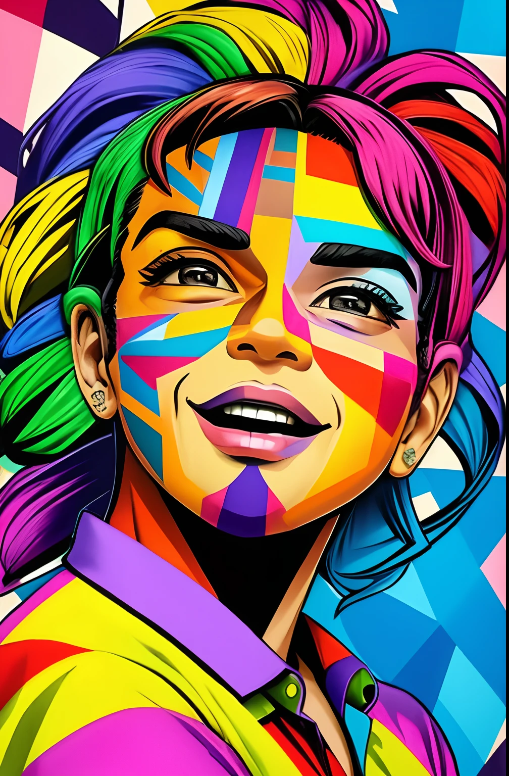 (50 Centavos FELIZ ), Eduardo Kobra ,Romero Brito,The Filling Twins ,multidimensional geometric wall PORTRAIT, arte, Chibi,
Yang08k, lindo, Colouring,
Primary works, qualidade superior, melhor qualidade, Arte Oficial, Beautiful and Aesthetic,