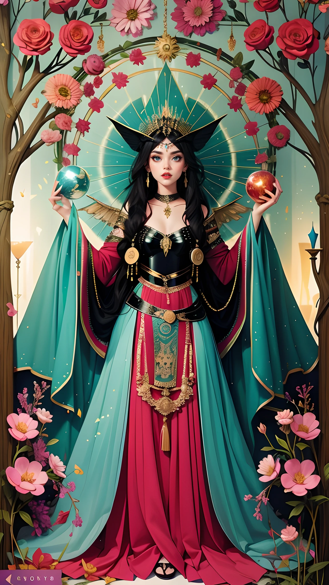 Model: long wavy hair, full dark lips, Smoky eyes, BREAK, Setting: Room with black color, Broken glass,multicolored neon crystals, BREAK, bodypaint: Polychromatic geometric patterns, Torso cover, Arms and legs, BREAK, Accessories: Chrome-plated chains with torn body, Silver Choker, black feathered white black wings, Naked, Topless, naked body,BREAK, the pose:, looking forward, truth, Magic, Magic, up close, northern lights, spectrum
