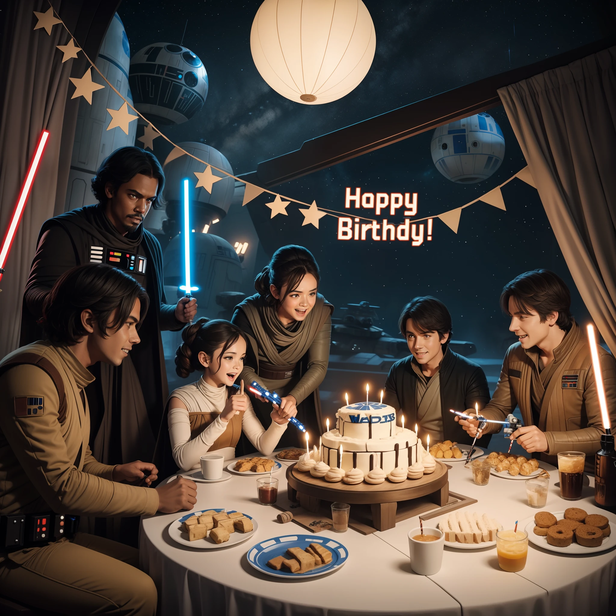 Star wars Happybirthday party
