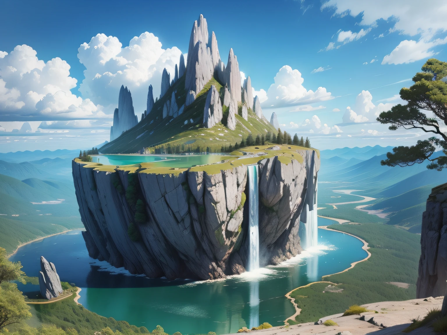 Mountain Stone Forest,,Skysky,clouds,daysies,without humans,mont,scenecy,Eau,The tree,blue-sky,waterfallr,precipice,naturey,lakes,rios,The cloudy