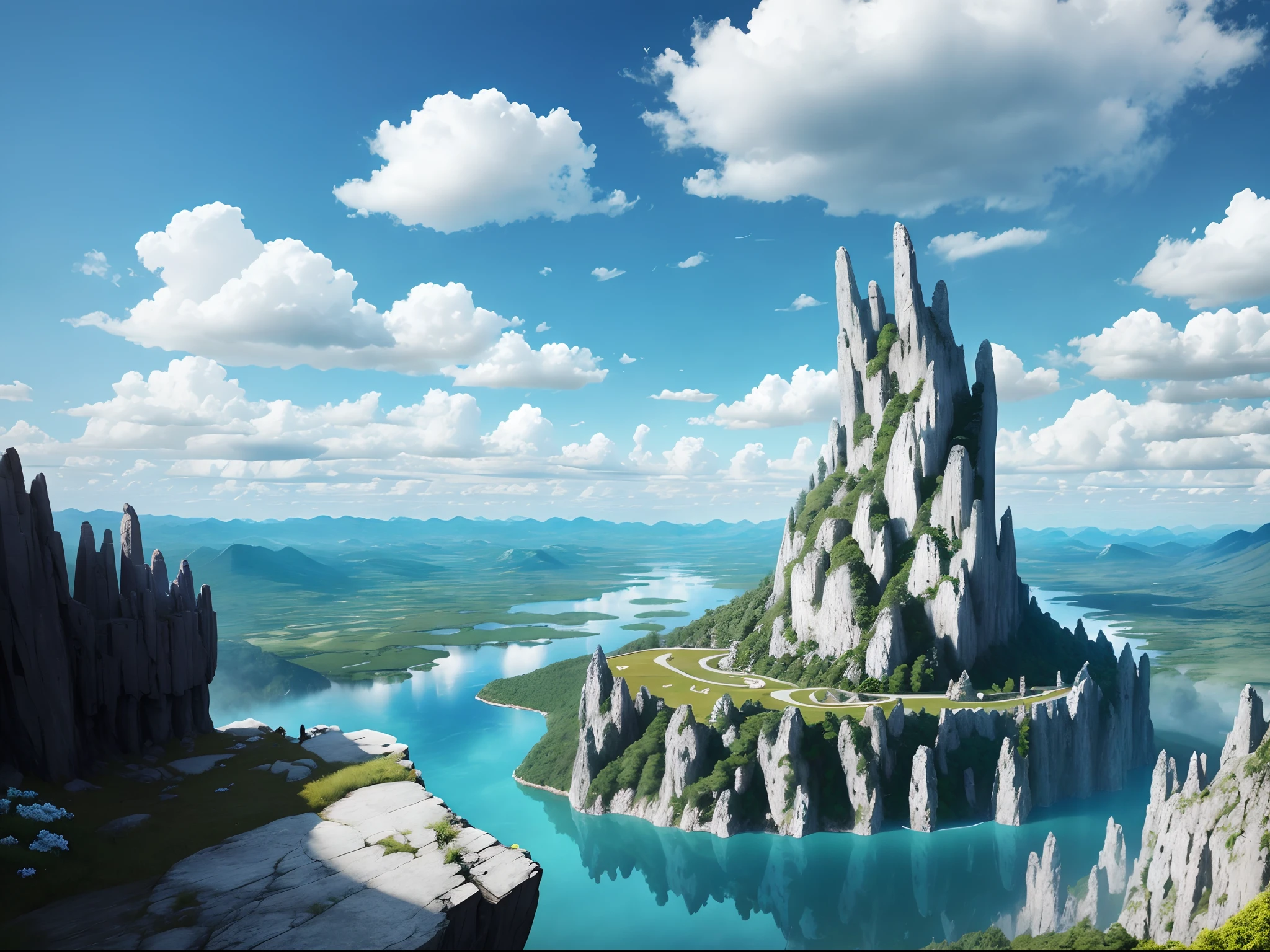 Mountain Stone Forest,,Skysky,clouds,daysies,without humans,mont,scenecy,Eau,The tree,blue-sky,waterfallr,precipice,naturey,lakes,rios,The cloudy