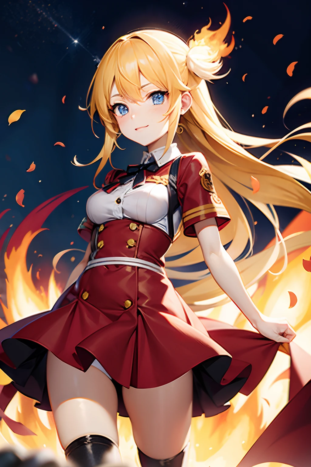 Anime Girls On Fire