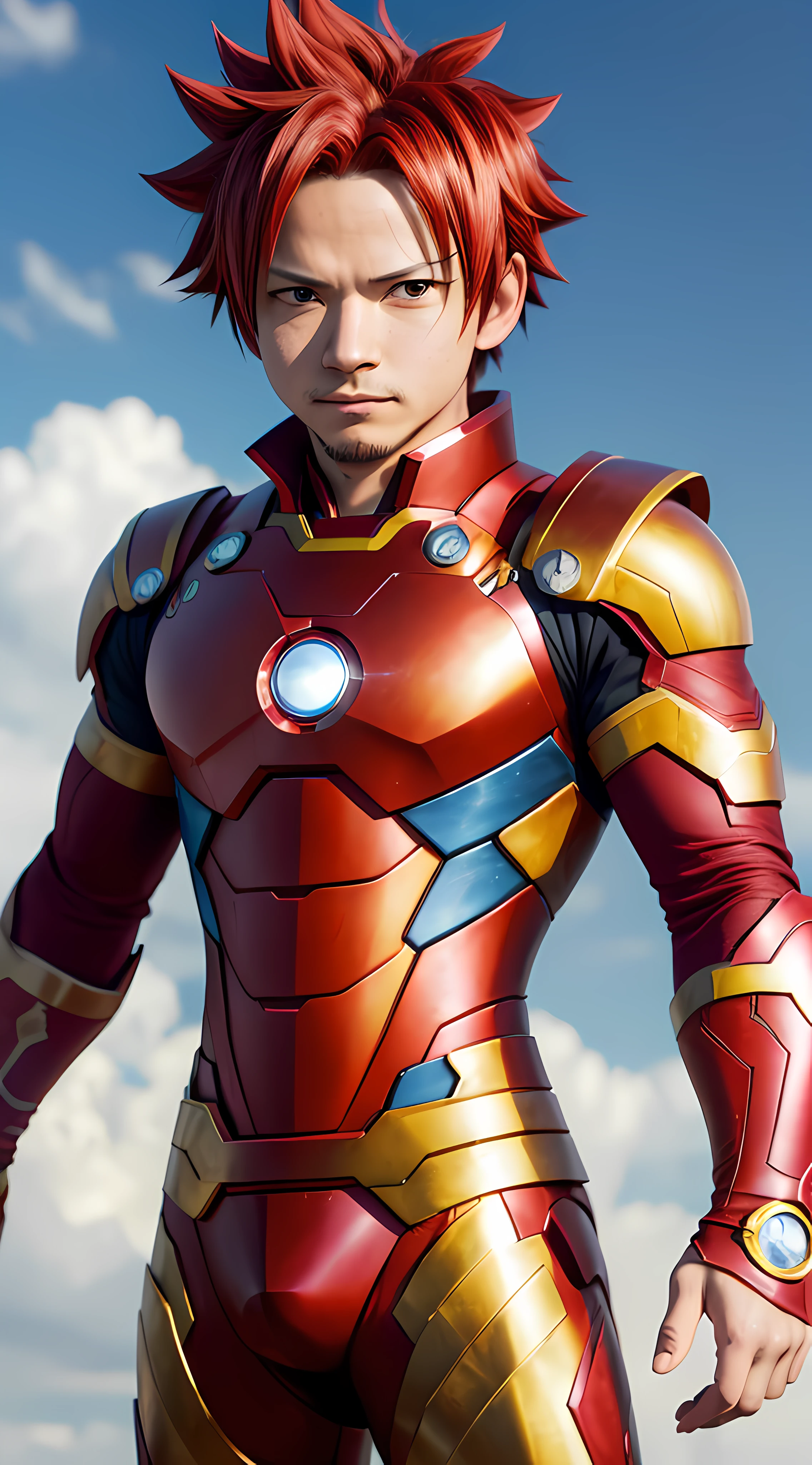 (masterpiece), (best quality), (photorealistic:1.3), 8k, detailed skin texture, detailed cloth texture, anime wallpaper Natsu Dragneel wallpaper one punchman wallpaper, Natsu Dragneel as ironman, Natsu Dragneel as ironaman, Natsu Dragneel as ironman, Natsu Dragneel as ironman (Natsu Dragneel, Natsu Dragneeln from oone punchnab, portrait of Natsu Dragneel from fairy tail, from fairy tail, fairy tail artstyle, inspired by Hiro Mashima, Natsu Dragneel, wallpaper!, Hiro Mashima style, fan art, fairy tail style, Natsu Dragneel as ironman, Natsu Dragneel as ironman, hq artwork