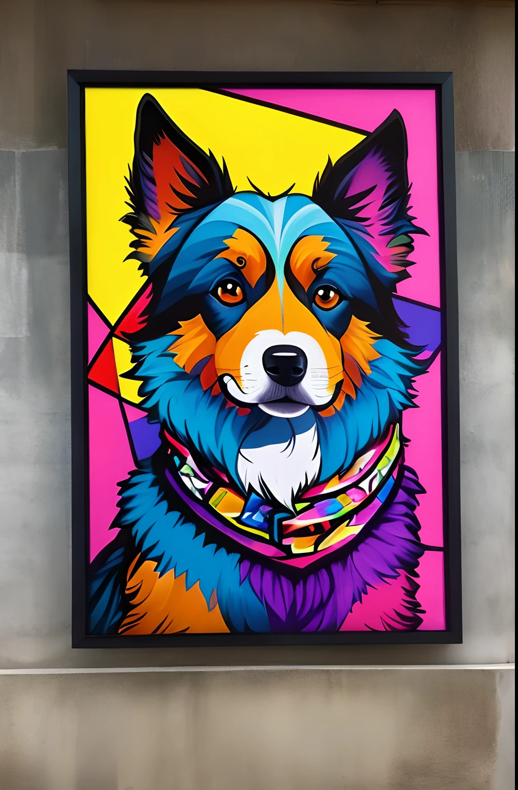 ( DOG YORKSHIRE ),  Eduardo Kobra ,Romero Brito,The Filling Twins ,multidimensional geometric wall PORTRAIT, arte, Chibi,
Yang08k, lindo, Colouring,
Primary works, qualidade superior, melhor qualidade, Arte Oficial, Beautiful and Aesthetic,