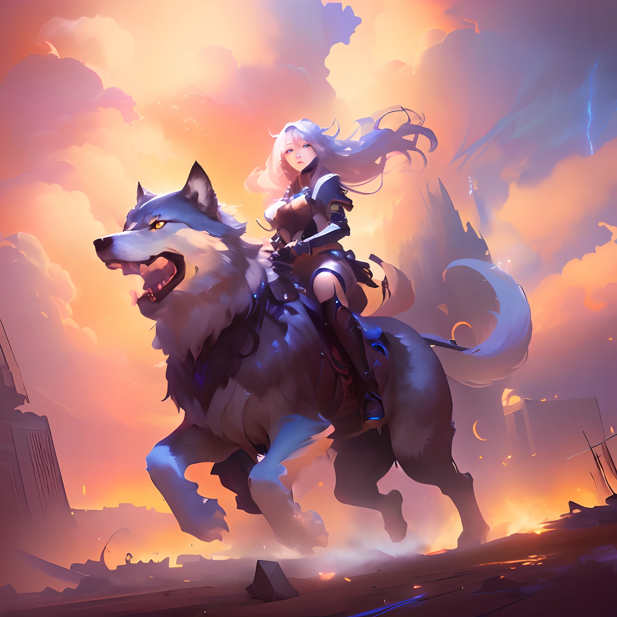 Wolf's Eyes、Looking ahead、What the eyes of a fierce beast、
