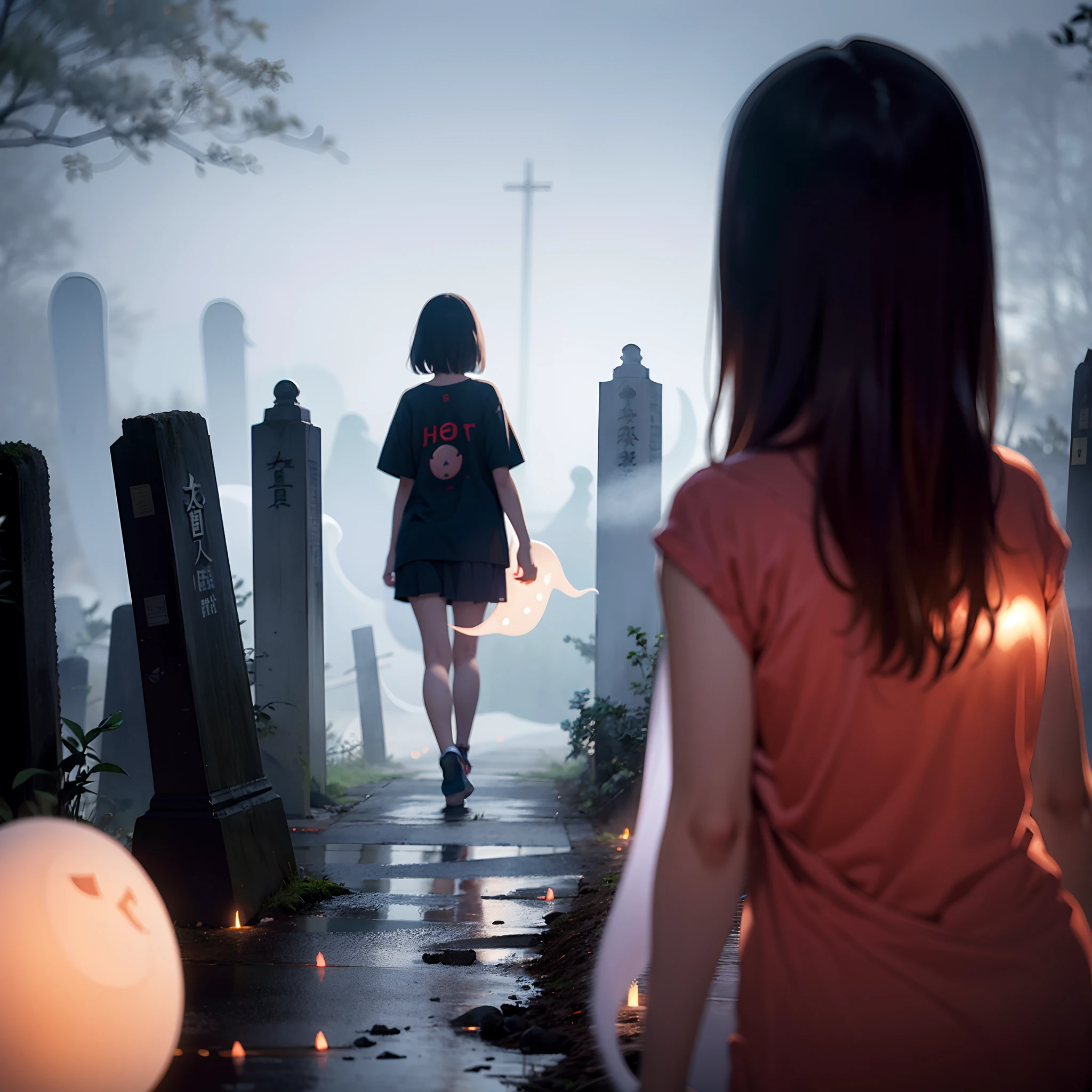 best quality, ultra high res, Japanese cemetery,test of courage,japanese horror, (blurry background:1.3), dead of the night,1girl wearing casual clothes such as t-shirt ,photography,girl focus, fog, Composition to produce fear, in the dark, shadow, silhouette, (spirit photography:1.4), (anxious expression:0.9)
, (fear:0.9),
BREAK,
red moon, deep fog, (ghost in background:1.6),dry well,
(mysterious hand grabbing girl's ankle:1.4), looking back,