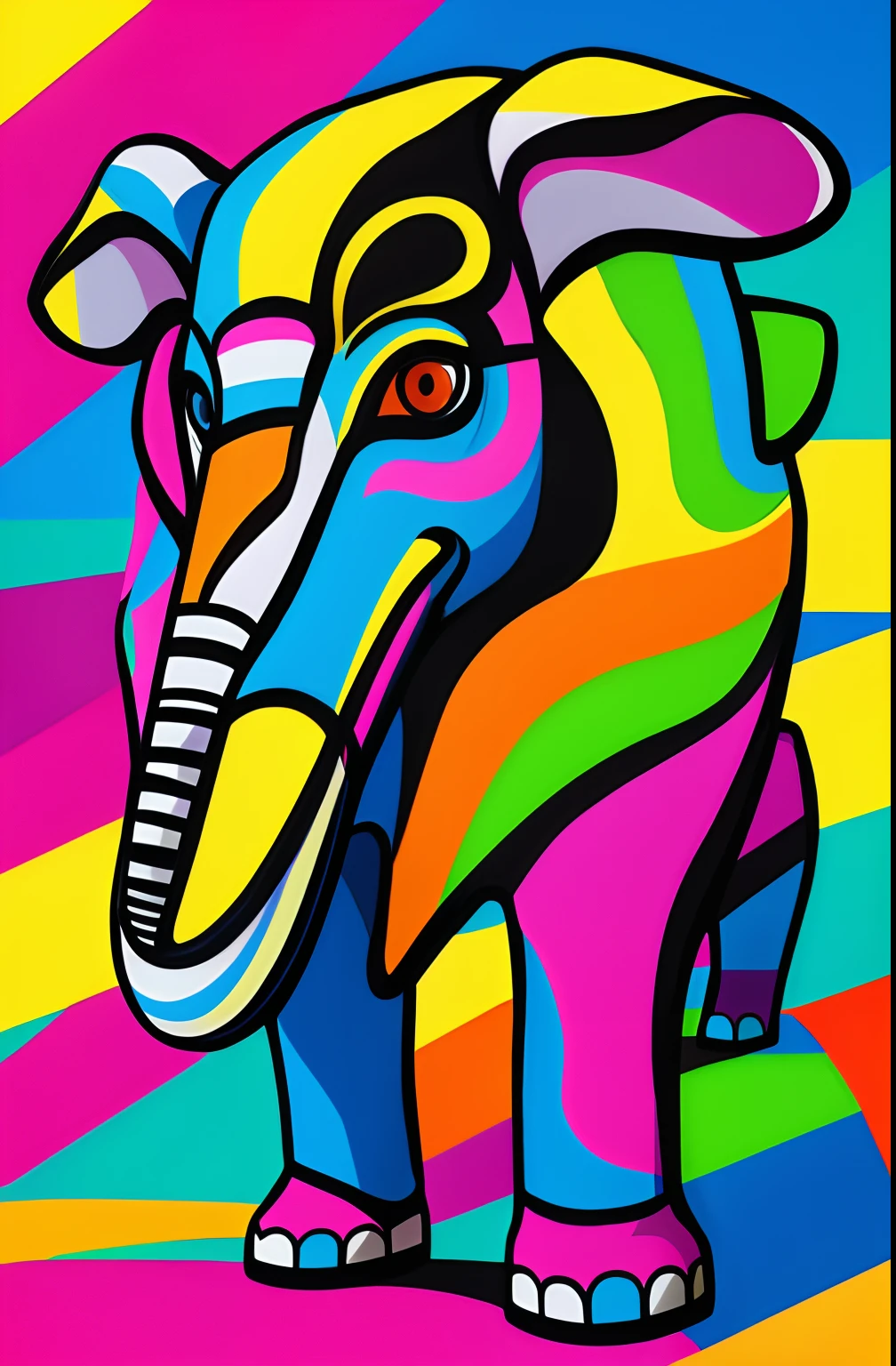 (elefante), Eduardo Kobra ,Romero Brito,The Filling Twins ,multidimensional geometric wall PORTRAIT, arte, Chibi,3D,
Yang08k, lindo, Colouring,
Primary works, qualidade superior, melhor qualidade, Arte Oficial, Beautiful and Aesthetic,8k