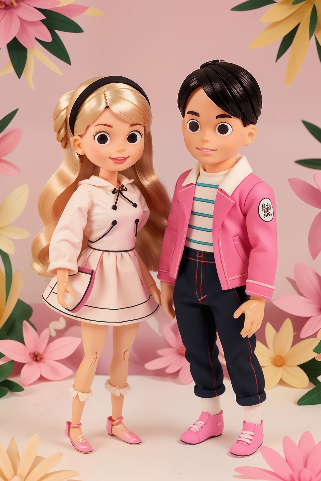boneco ken and boneca barbie