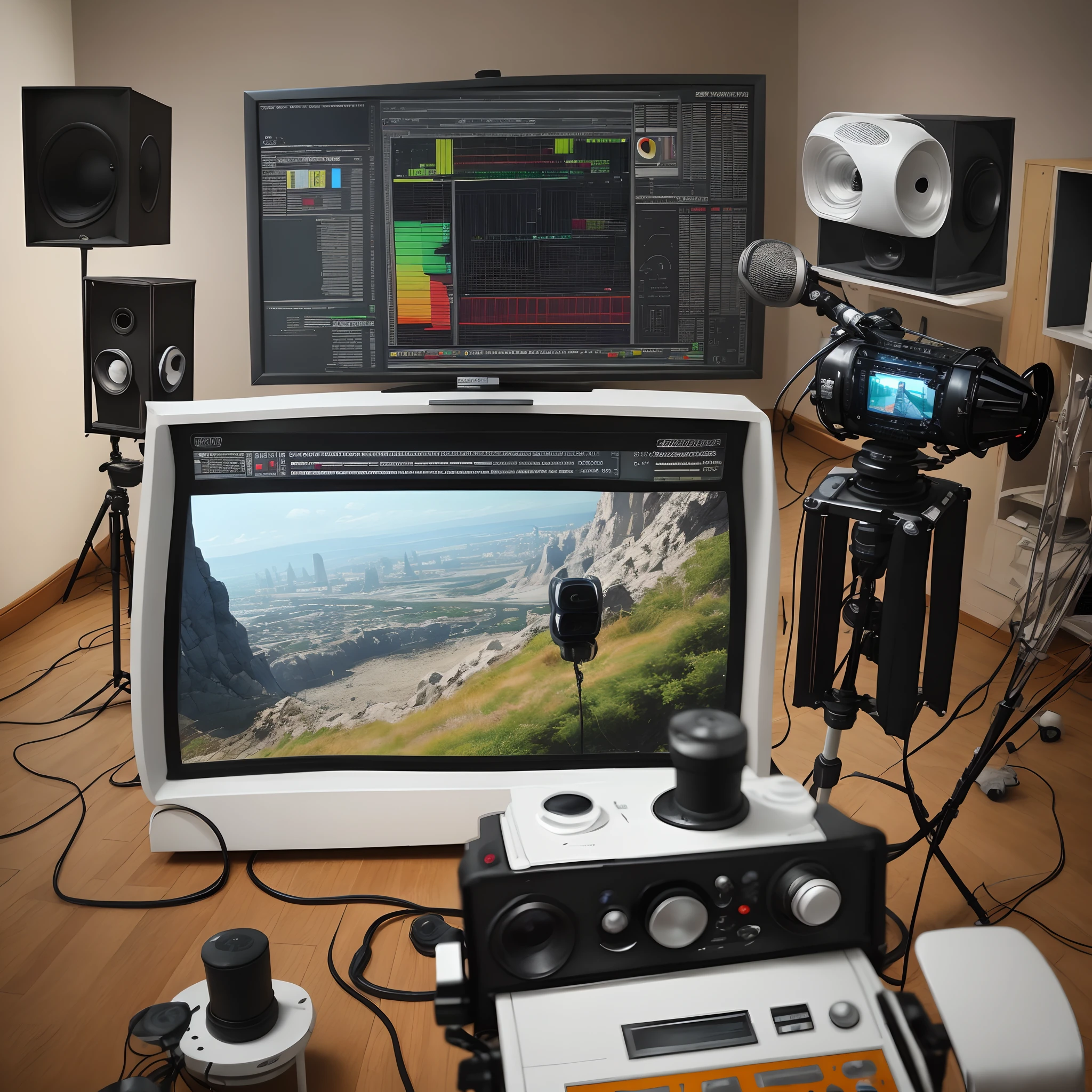 Simultaneous recording of film and television