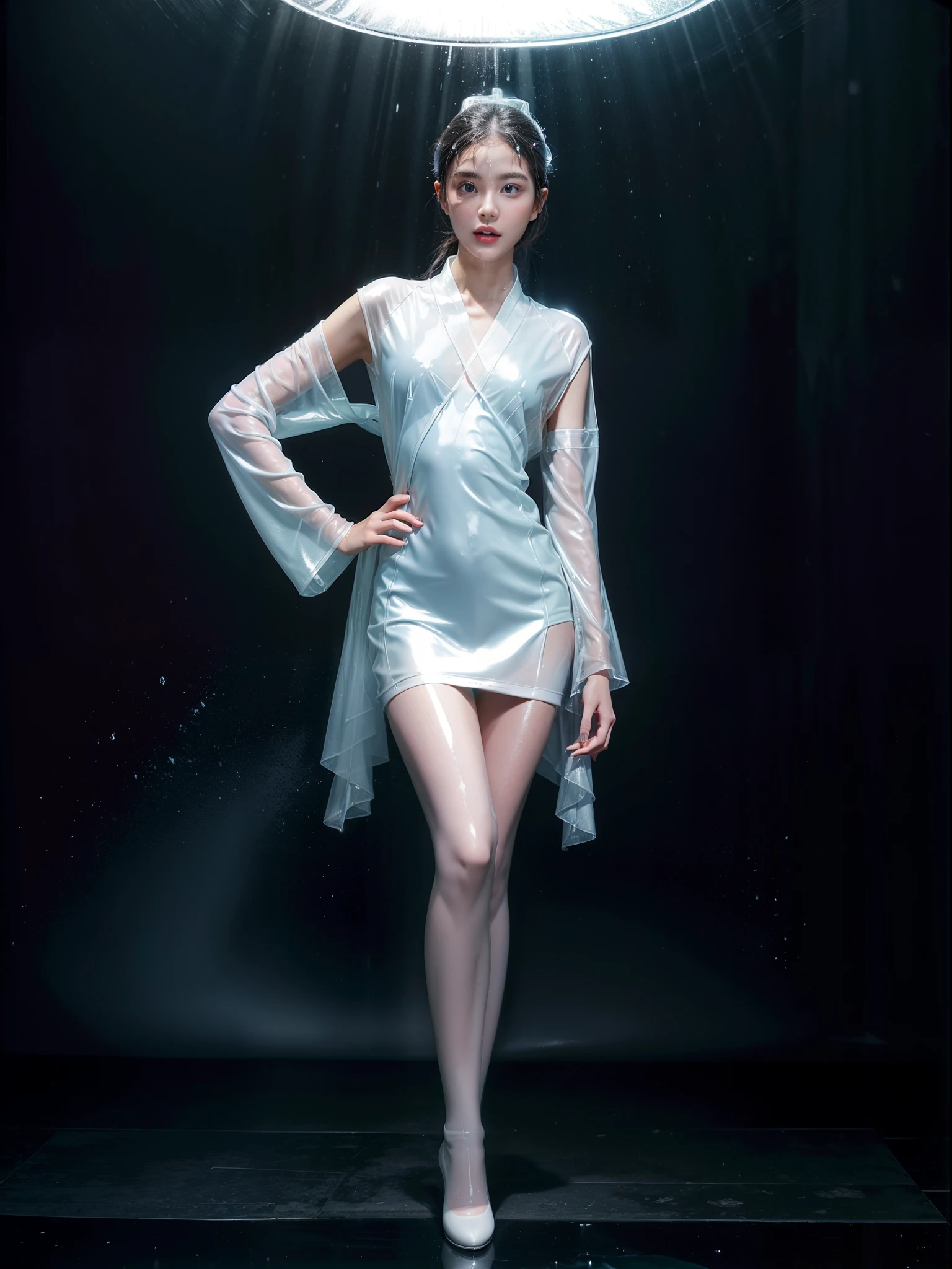 (Full body shot:2), (1girll:1.2), anatomy correct, Must show your face, Dance on top of snowy mountains, The breath of nature, Uniform high heels must be worn,Over-the-knee stockings, (gloss on the skin:2), (gloss on the skin:2), (Skin reflects light:2), (In pink|amarelo|blue colors|green color|red colour|white colors|black in color|purpleish color|greys|Beige|Skin color), Japan kimono, Many jewelry, A shallow laugh, anatomy correct, Complex and diverse backgrounds, hyper HD, Ray traching, reflective light, structurally correct, Award-Awarded, high detal, lightand shade contrast, Face lighting, cinmatic lighting, tmasterpiece, super detailing, high high quality, high detal, best qualityer, Reflectors, 16k