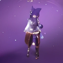 Anime girl standing in front of purple background with sword and armor, lunar themed attire, Ayaka Genshin impact, astral witch clothes, ayaka game genshin impact, fantasyoutfit, A scene from the《azur lane》videogame, Keqing from Genshin Impact, zhongli from genshin impact, Genshin impact's character, Genshin Impact style, intricate outfits