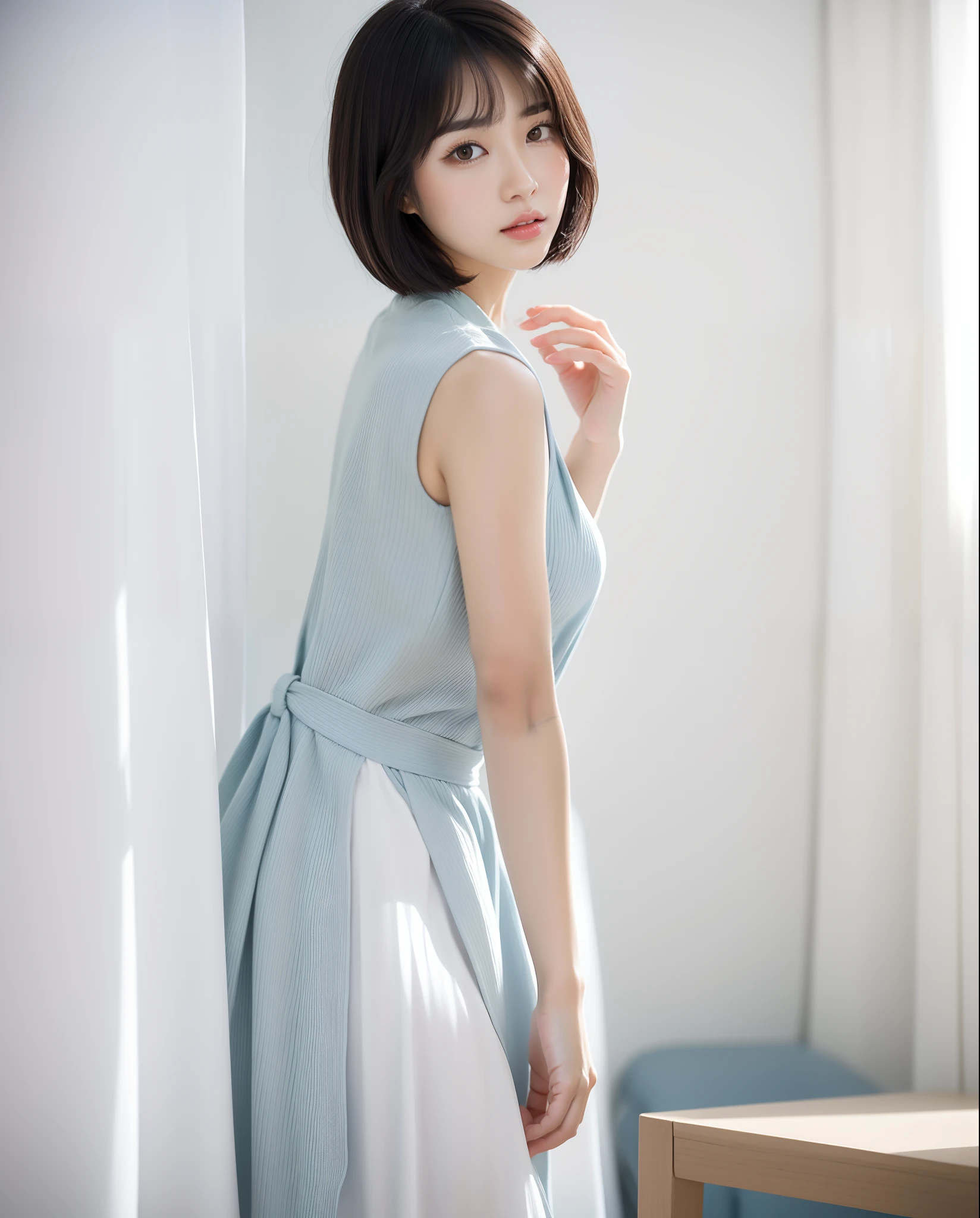 Close up portrait of woman with short black hairstyle, With short hair, Beautiful young Korean woman, Gorgeous young Korean woman, beautiful Korean women, Korean Girl, Young adorable Korean face, Korean Woman, black hime-cut hair, Portrait of female Korean idol, Beautiful Asian Girl, with a bob cut, Beautiful Asian Woman, young cute wan asian face, korean face features