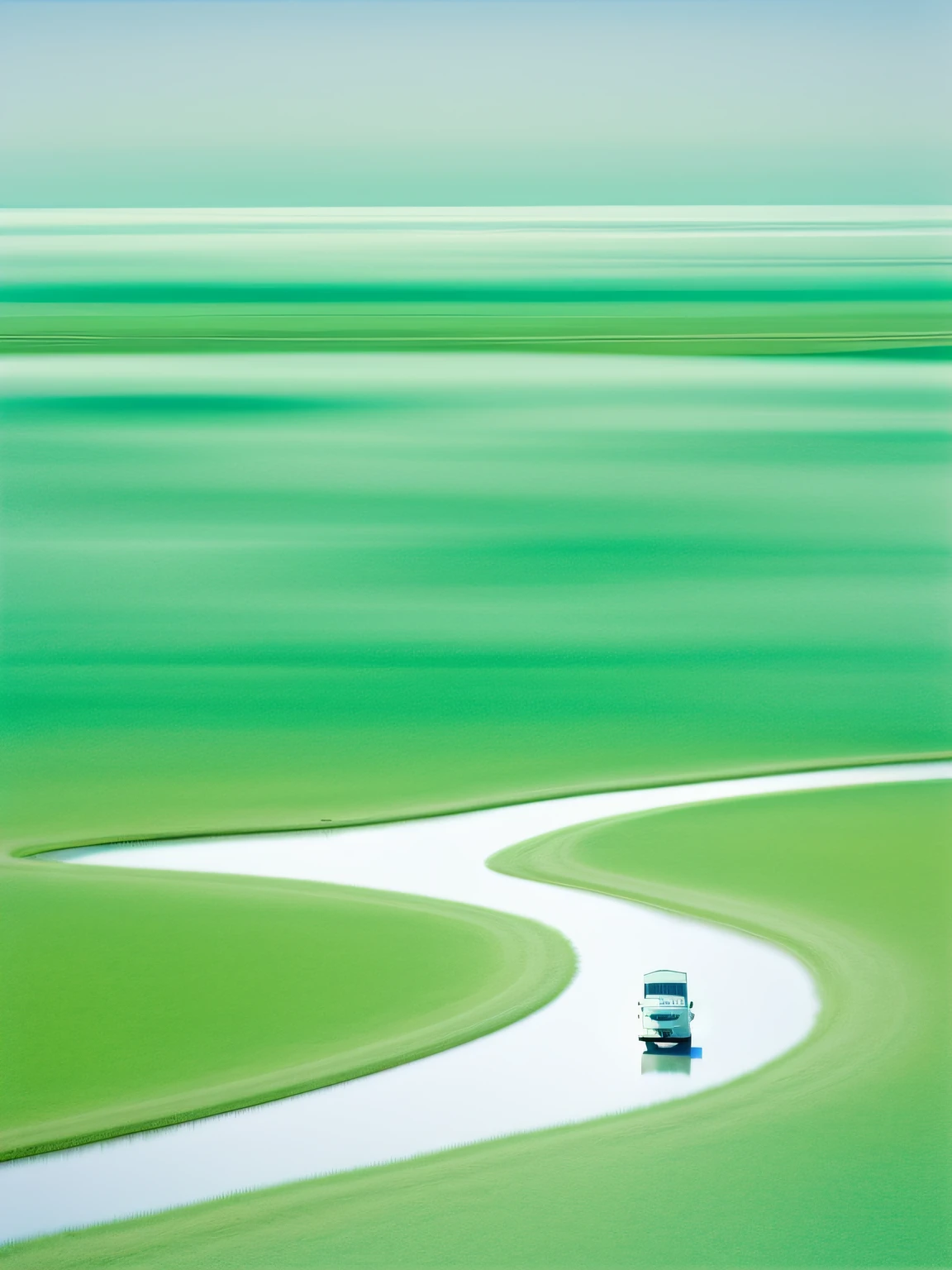 in a Vast Tranquil Landscape, by Scarlett Hooft Graafland, in a Tranquil Landscape, Sergei Zabelin, by Fei Danxu, photo shoot, hyper realisitc, Chinese aesthetics, ink and watercolor painting