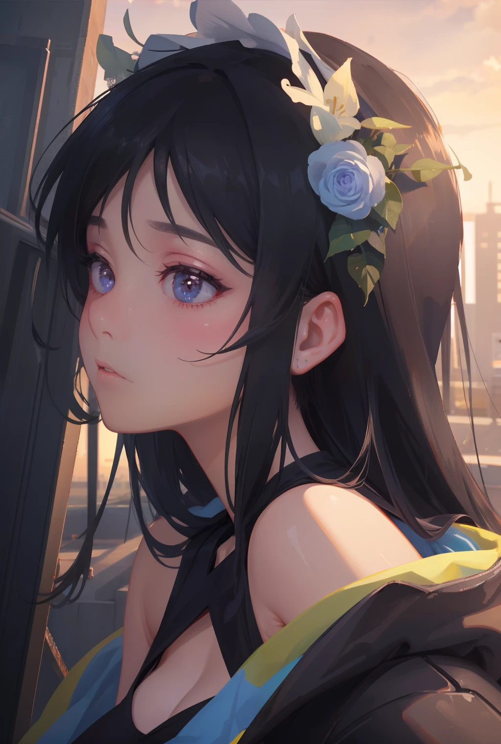 dreamy, (masterpiece), best quality, 1girl, amazing, beautiful detailed eyes, fine details, depth of field, extremely detailed CG,